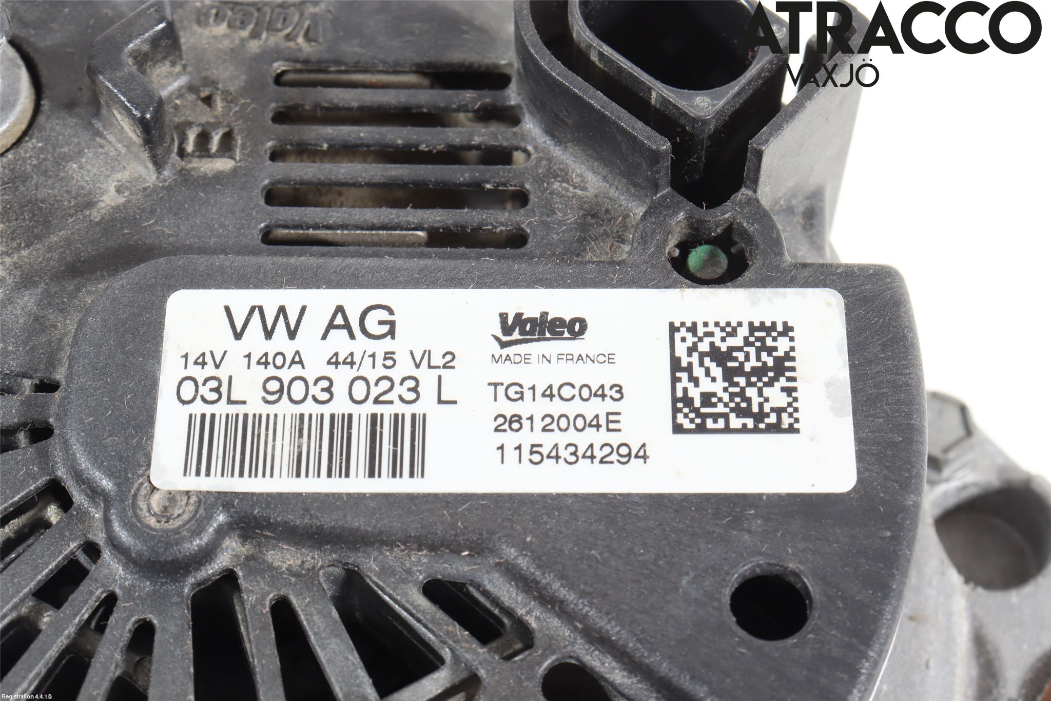 Volkswagen VW TIGUAN 07-16 Generator