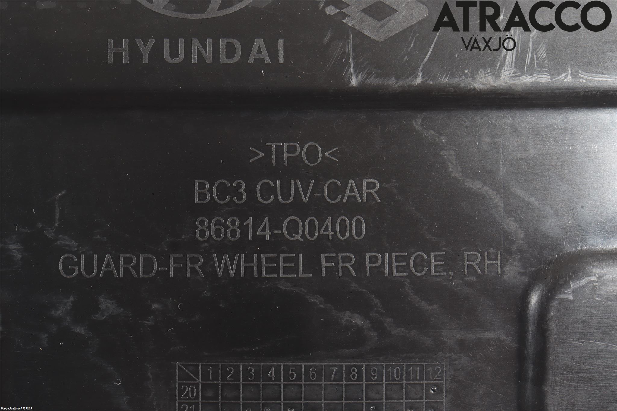 Hyundai BAYON BC3 21- Skärm Inner