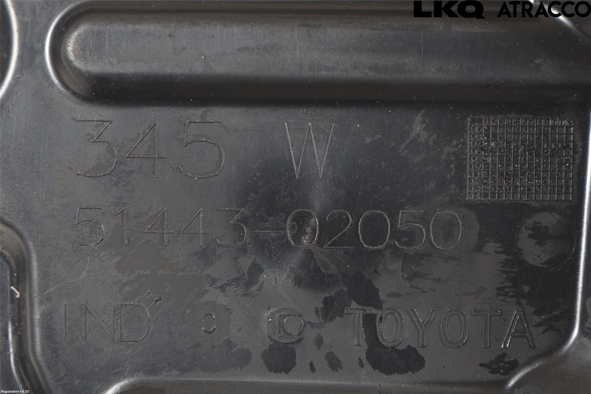 Toyota AVENSIS 09-15 Hasplåt Plåt-Plast