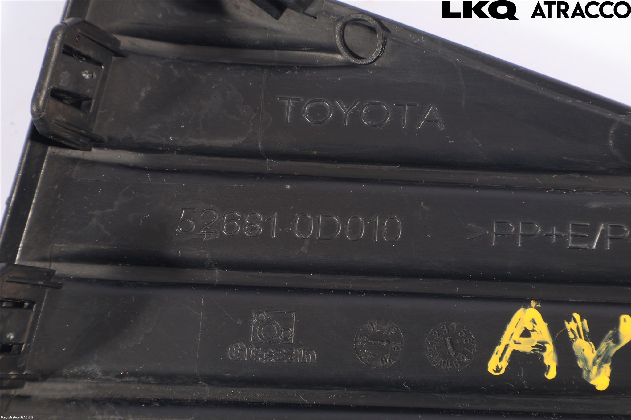 Toyota YARIS XP130 15-20 Stötfångardel Bak Hö