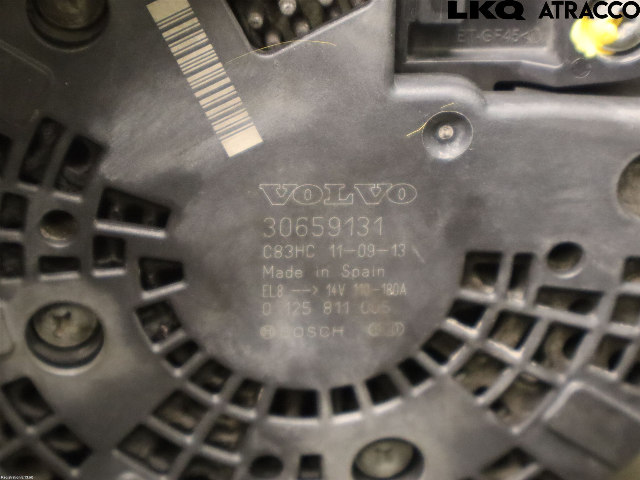 Volvo V70 08-13 Generator