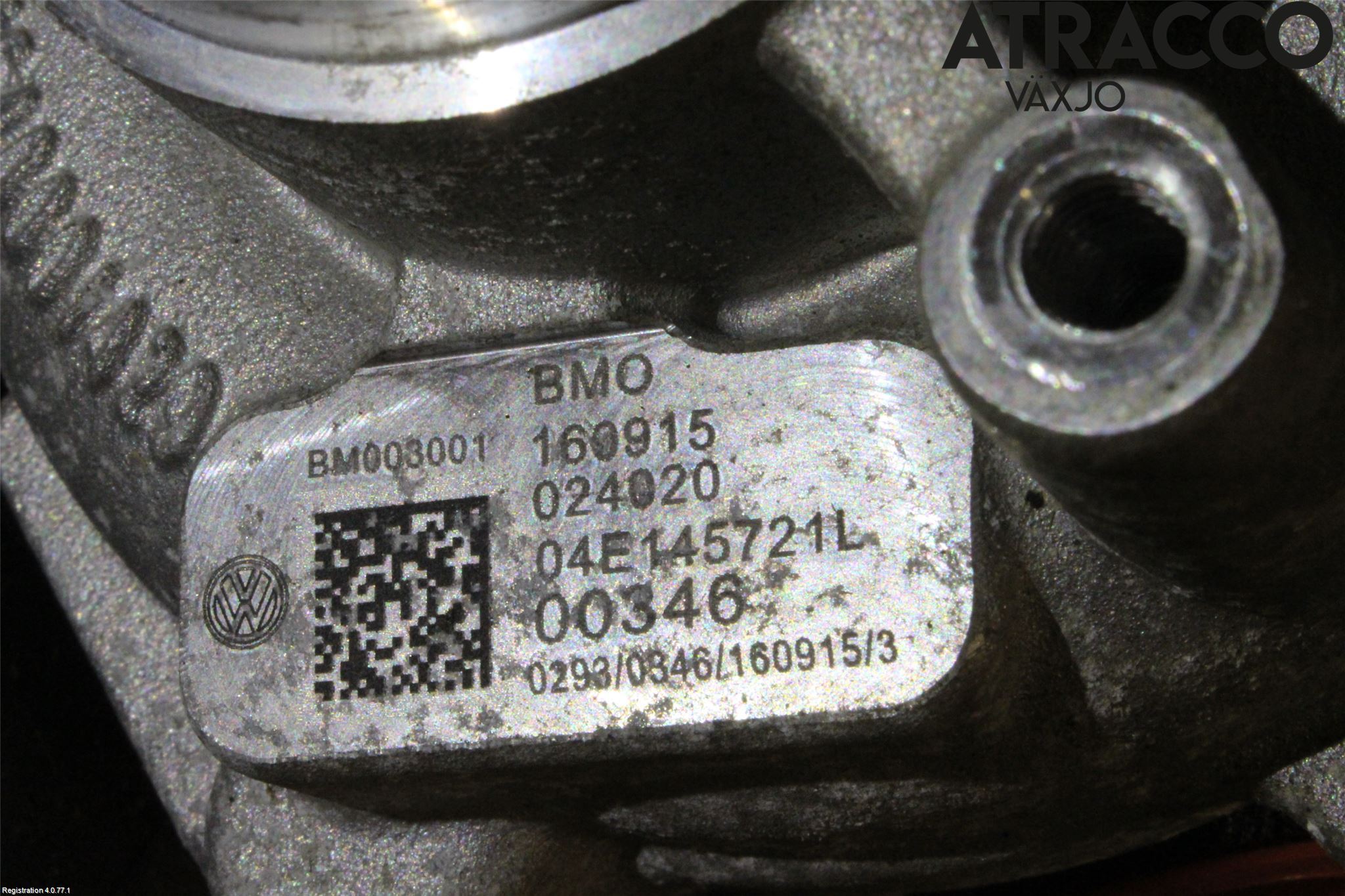 Volkswagen VW GOLF / E-GOLF VII 13-20 Turboaggregat