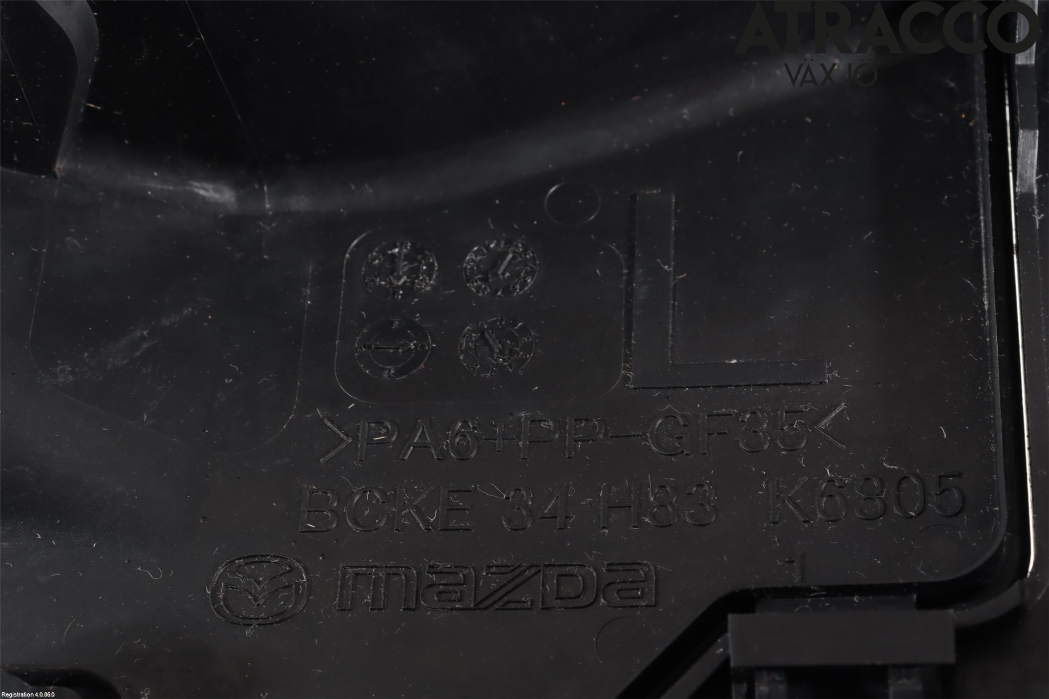 Mazda CX-30 20- Hasplåt Plåt-Plast