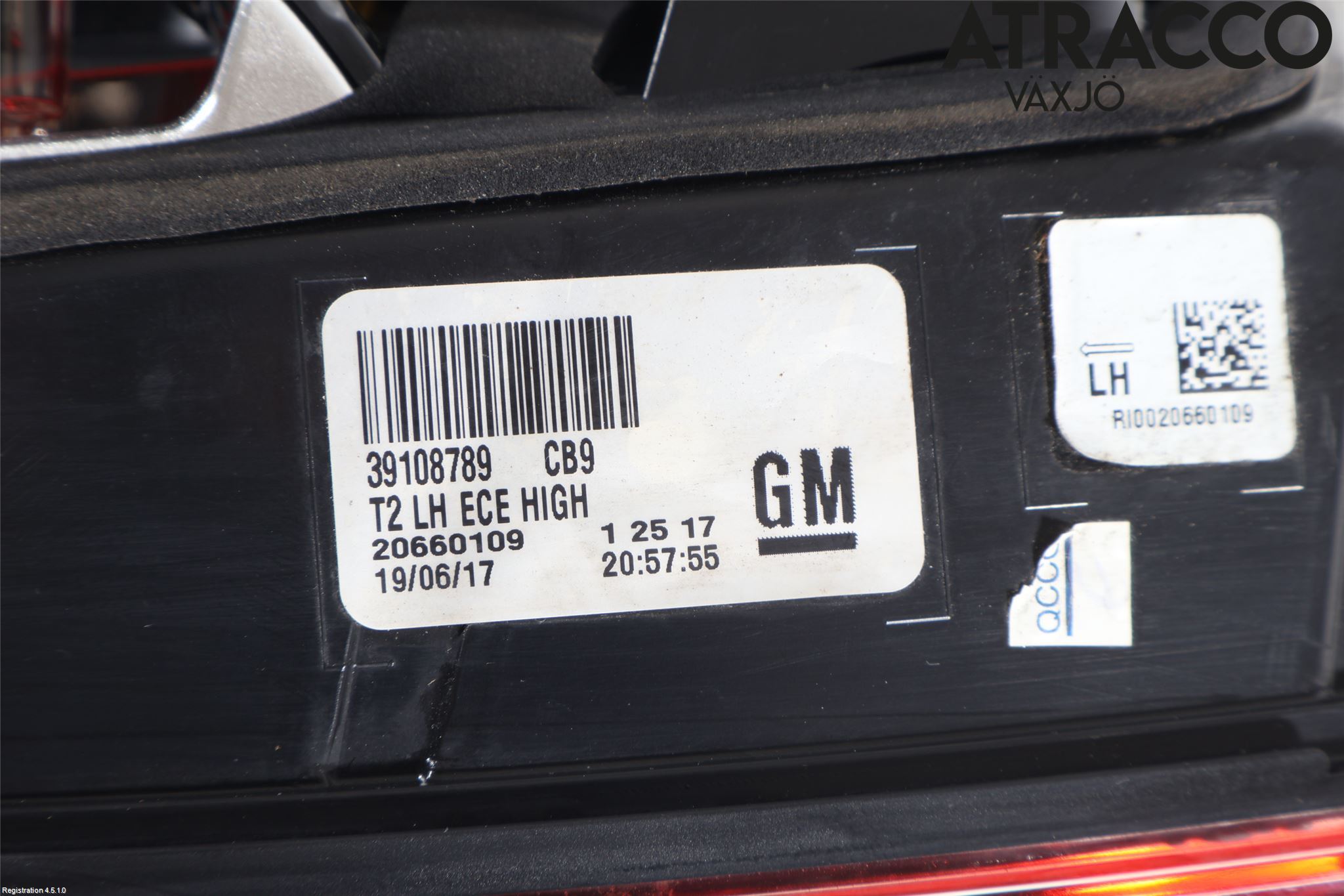 Opel INSIGNIA 17- Bakljus Lucka Vä