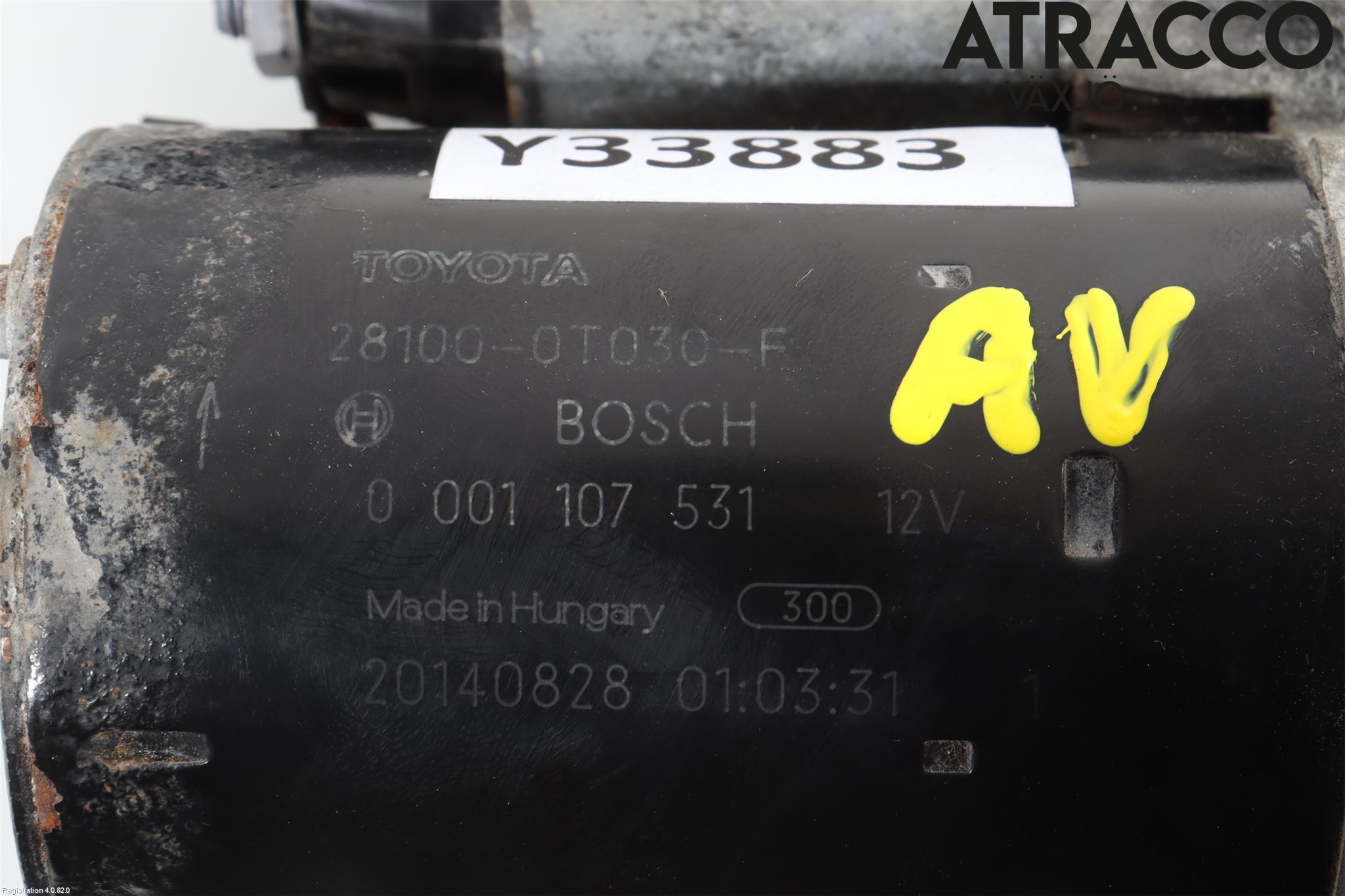 Toyota AVENSIS 09-15 Startmotor