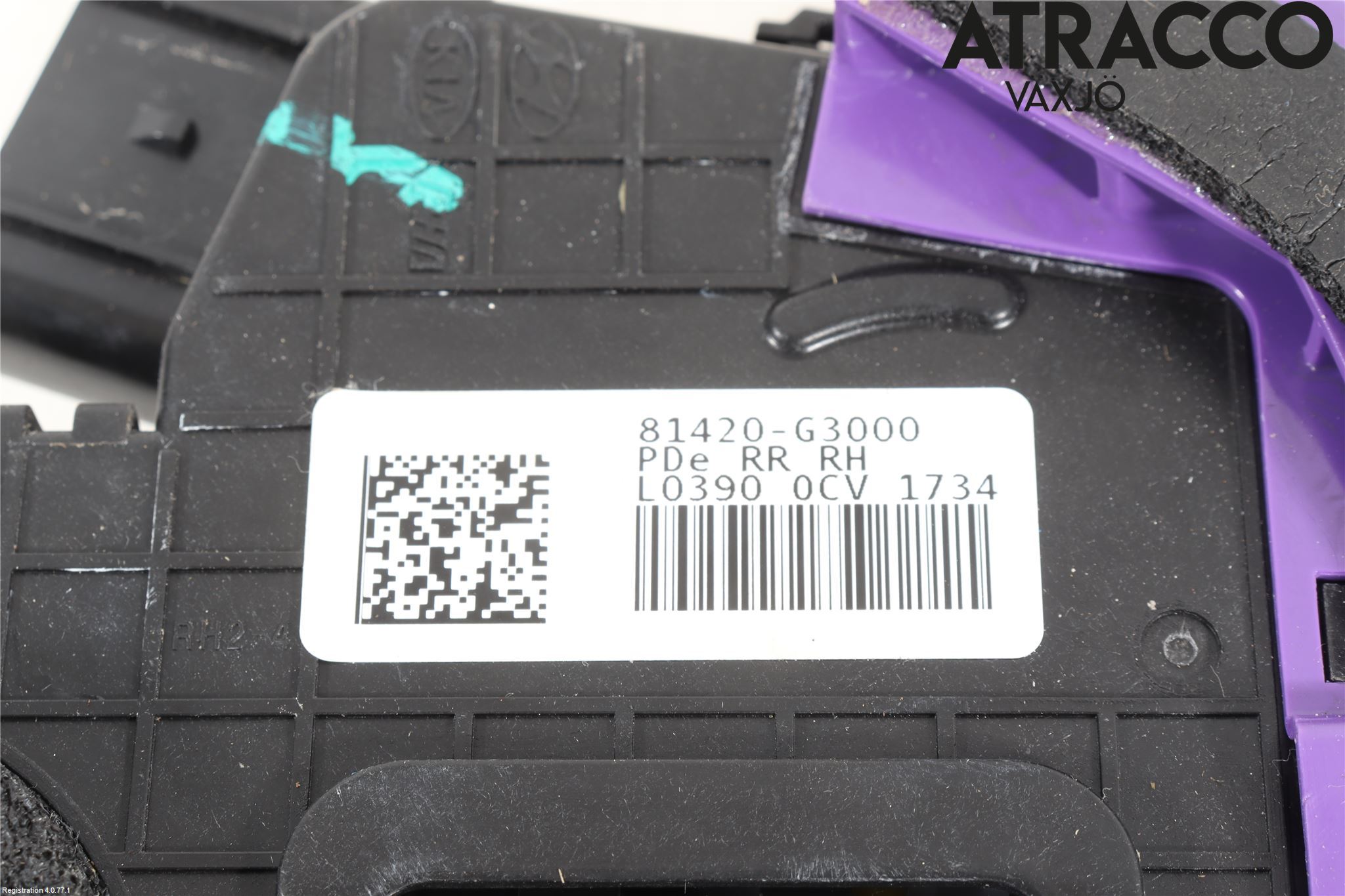 Hyundai i30 PD 17- Låskista-Dörrlås