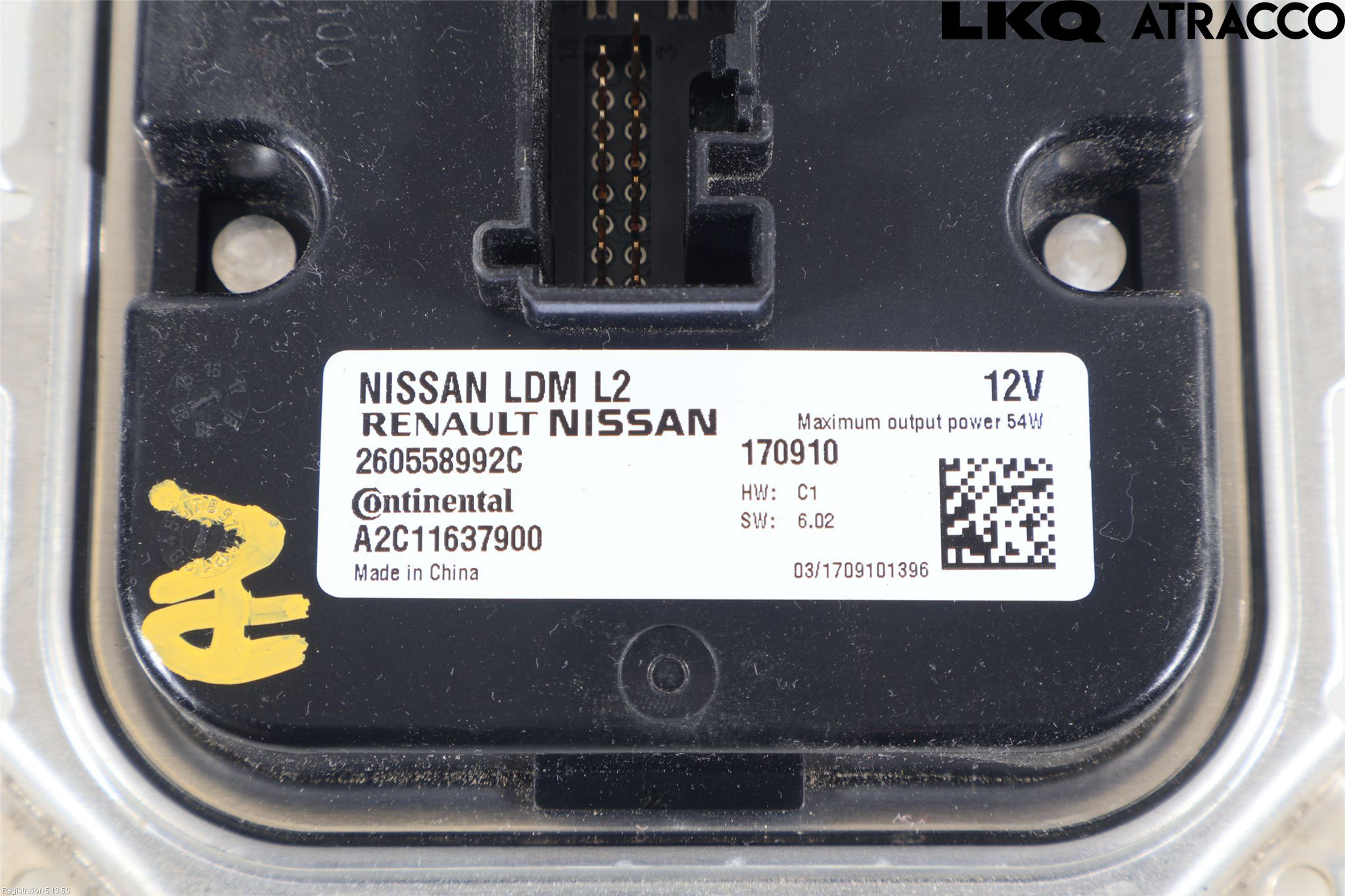 Nissan LEAF 18- Styrenhet Strålkastare