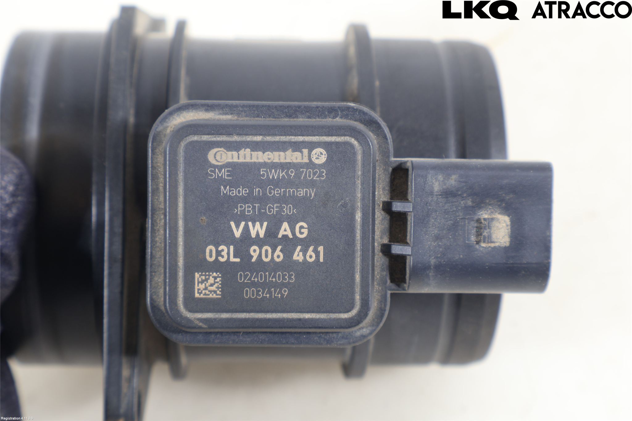 Volkswagen VW CADDY      04-10 Injluftmassamätare
