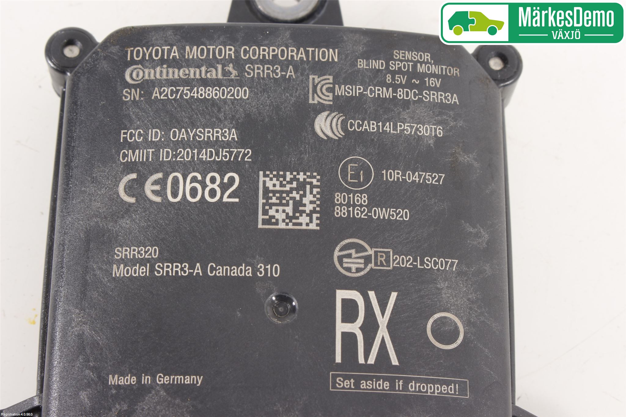 Lexus RX AL20 16-22 Sensor Aktivt Kollisionsskydd