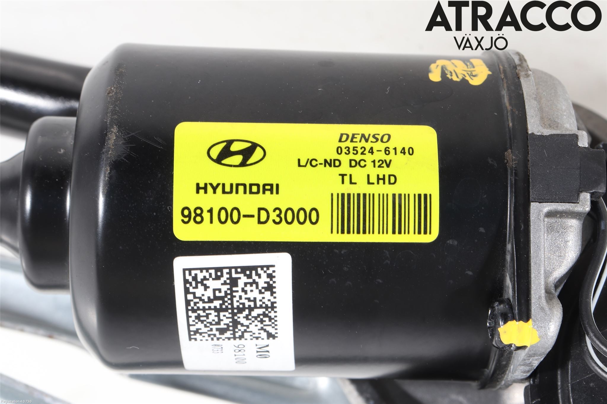Hyundai TUCSON 05- Torkarmekanism Vindruta