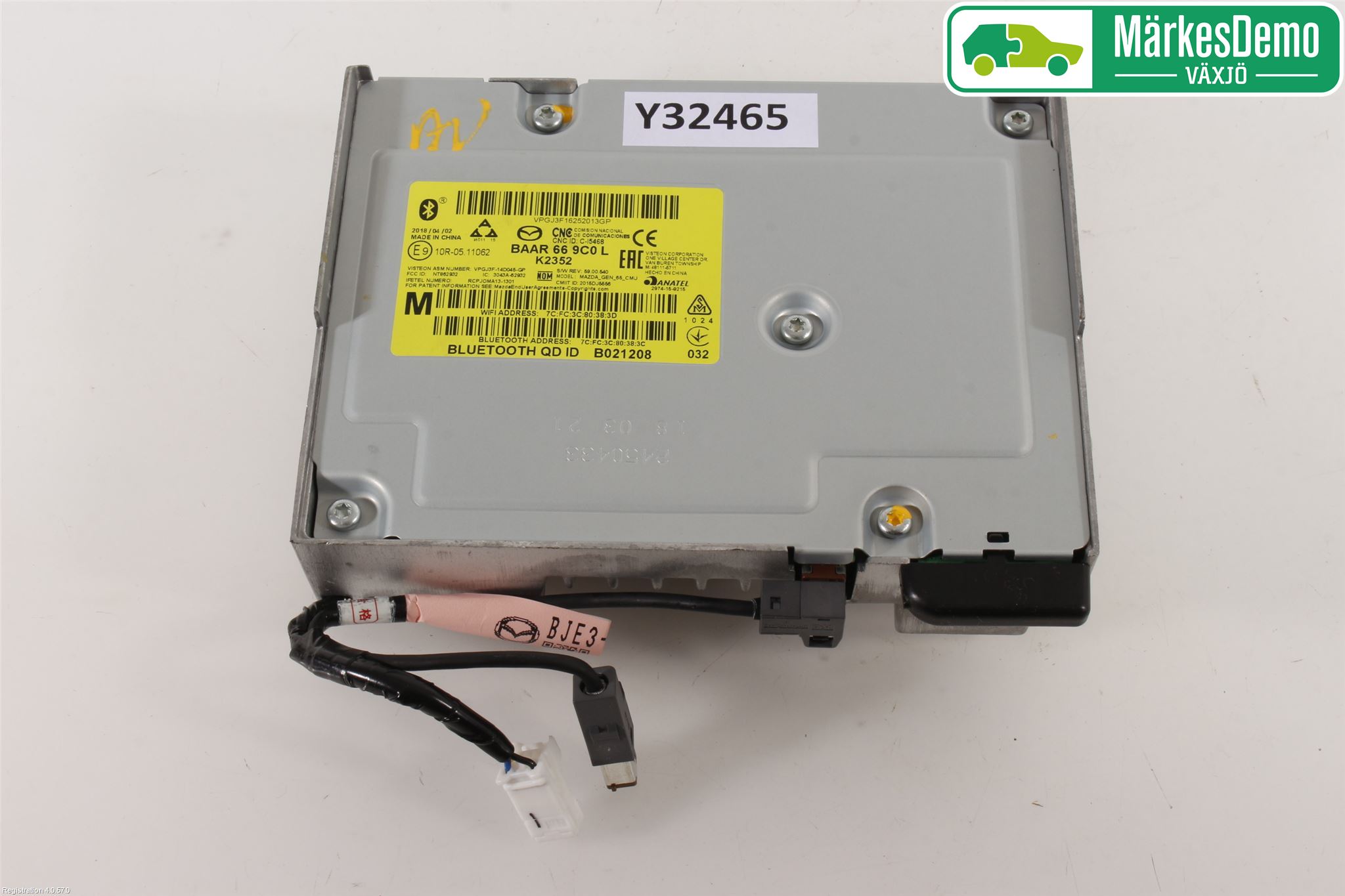 Mazda 3 III 14-19 Cd Radio - Multimediapanel