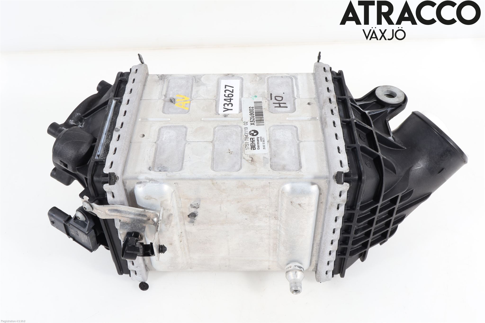 BMW 5 F10/F11/F18 09-17 Laddluft-Intercooler Kyl