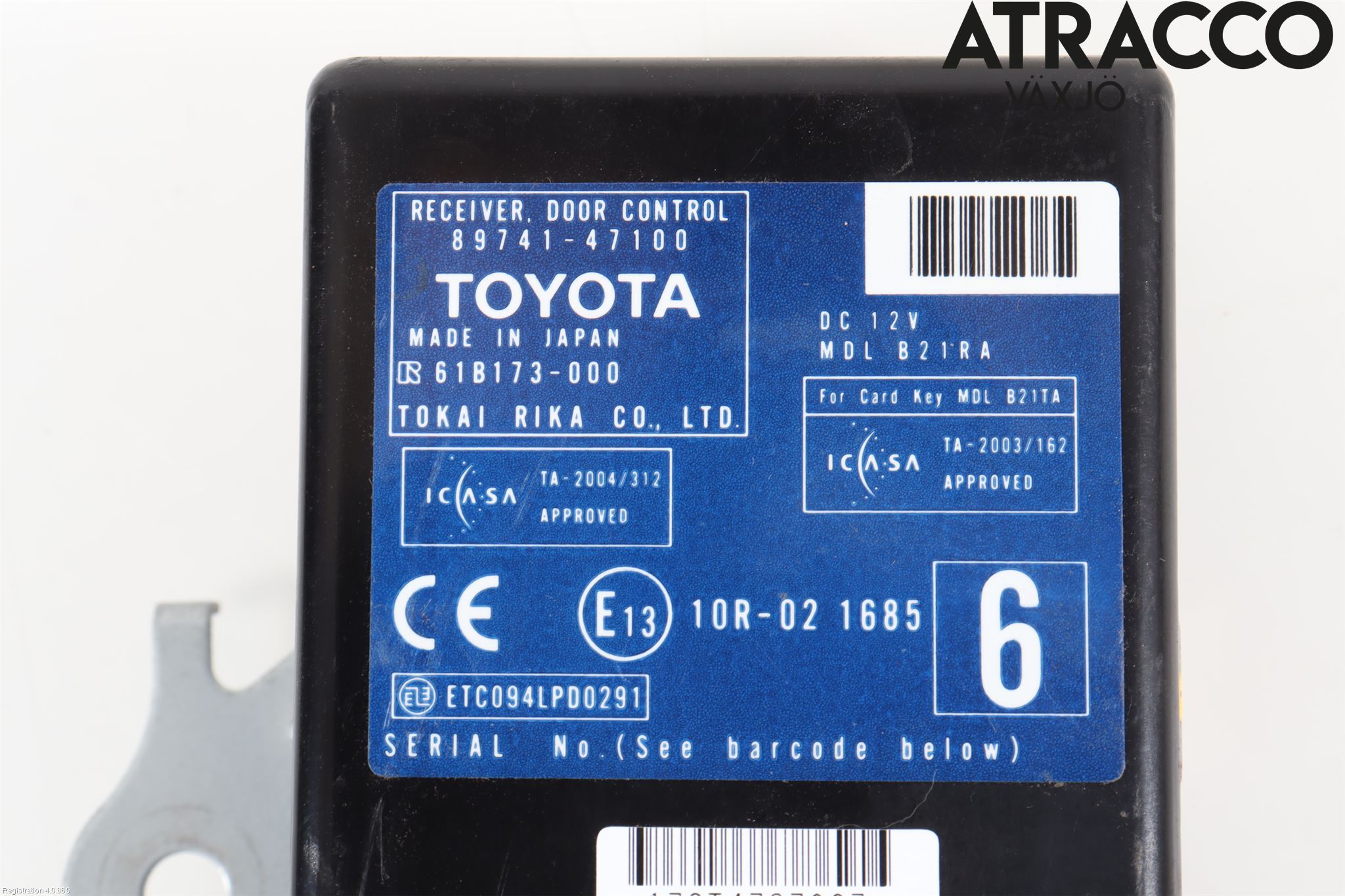 Toyota PRIUS NWH20 04-08 Styrenhet Dörr