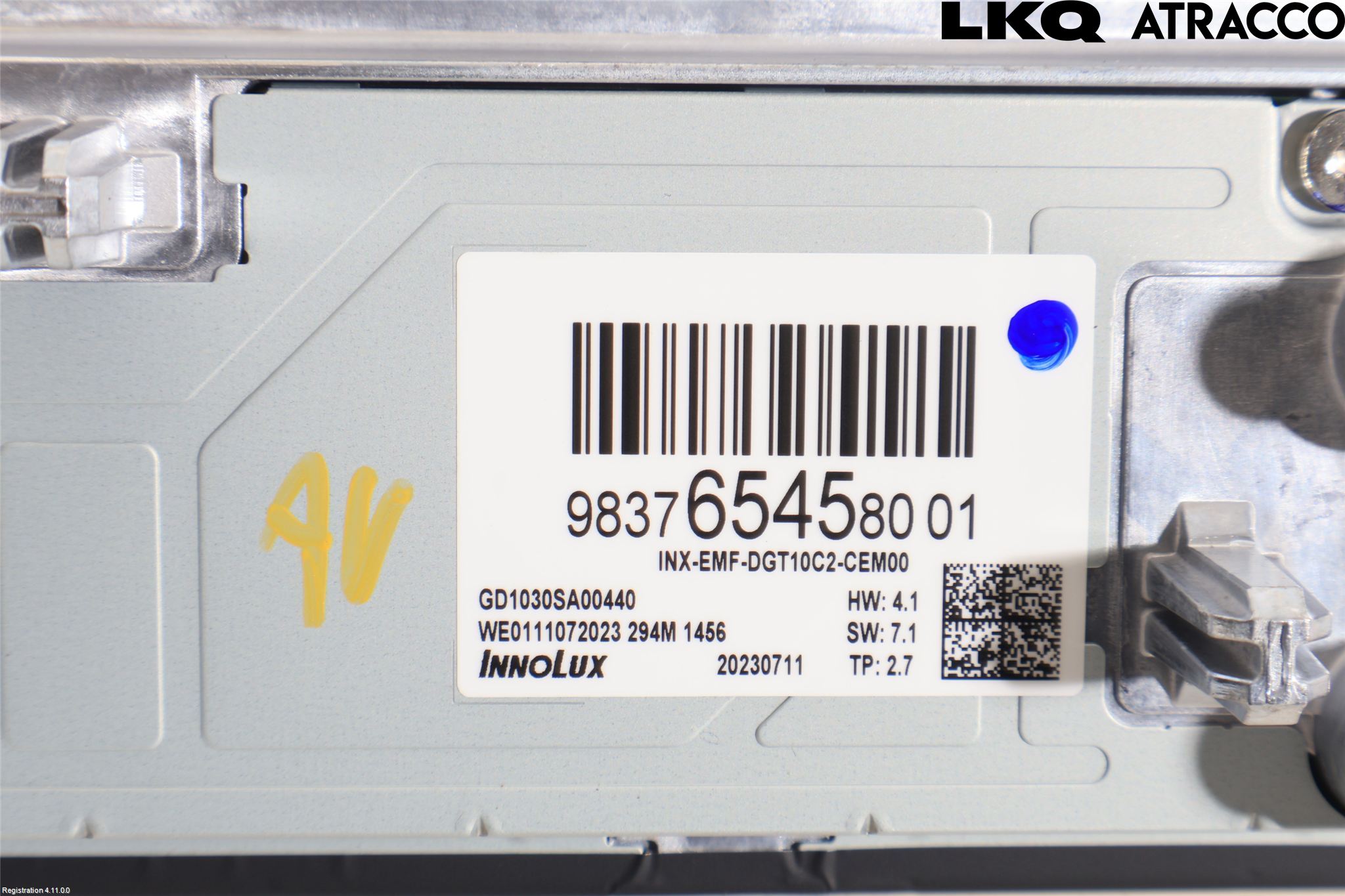 Peugeot 408 22- Multifunktionsdisplay