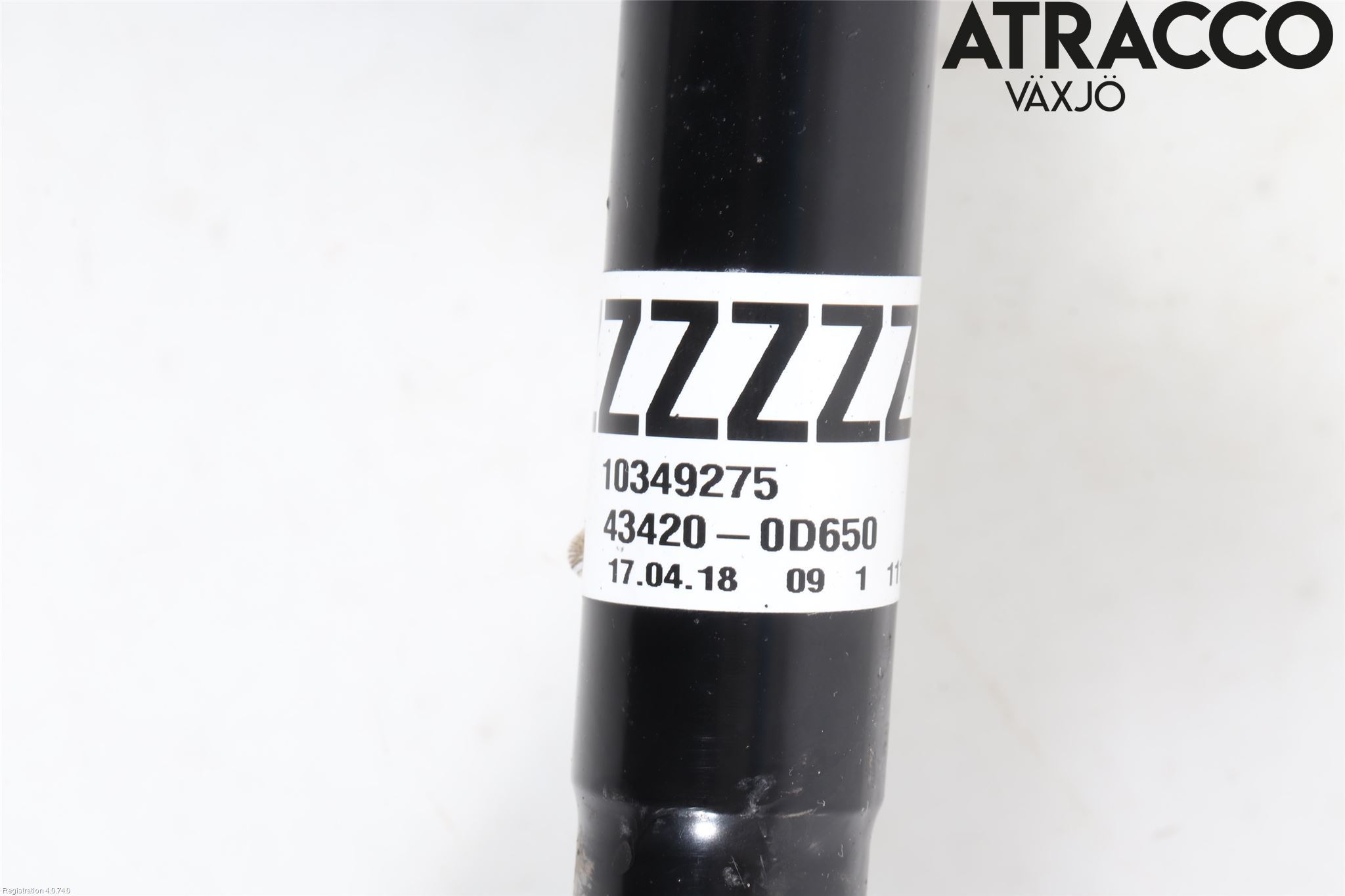 Toyota YARIS XP130 15-20 Drivaxel Fram Vänster