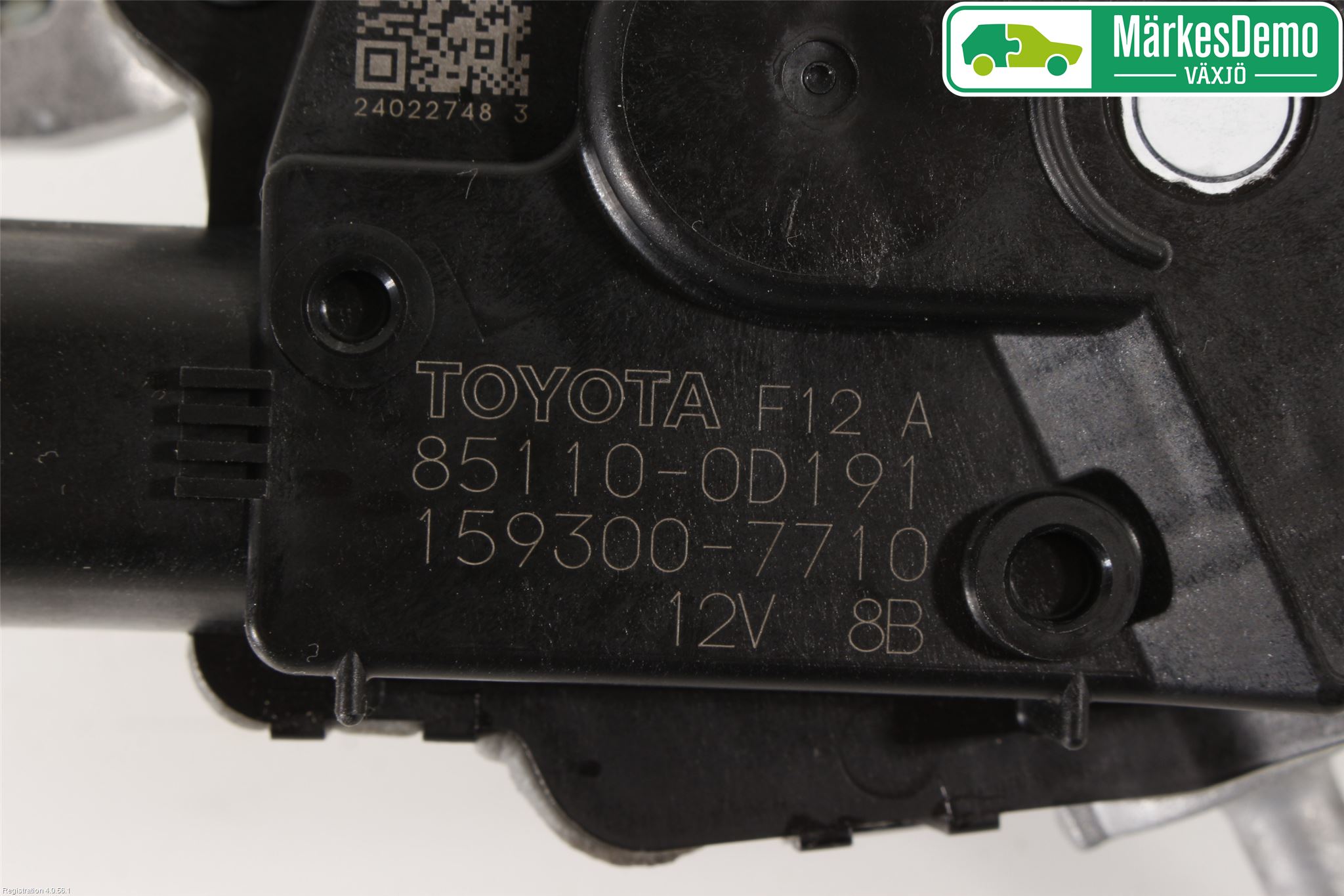 Toyota YARIS XP130 15-20 Torkarmotor Vindruta
