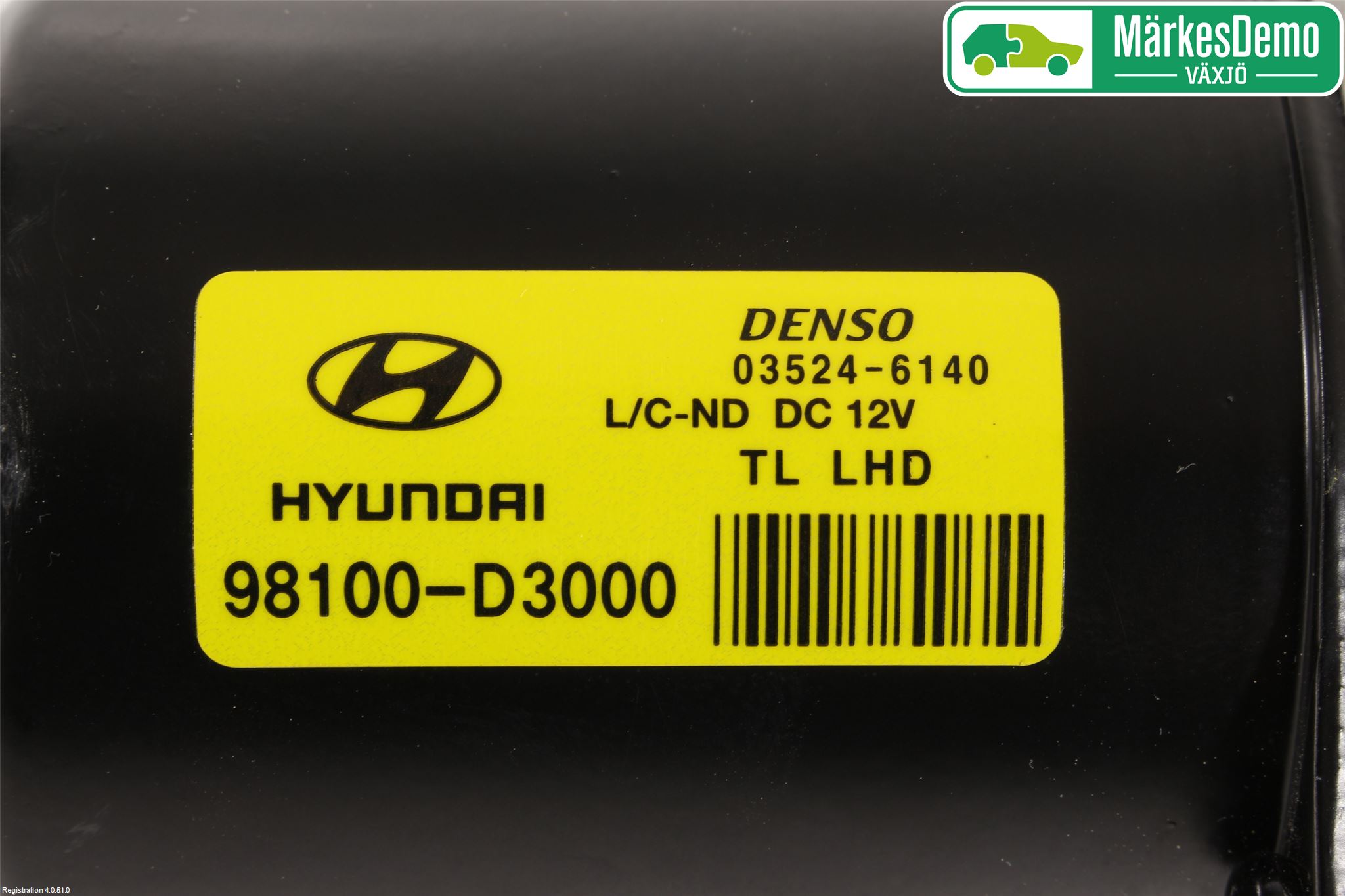 Hyundai TUCSON 05- Torkarmotor Vindruta