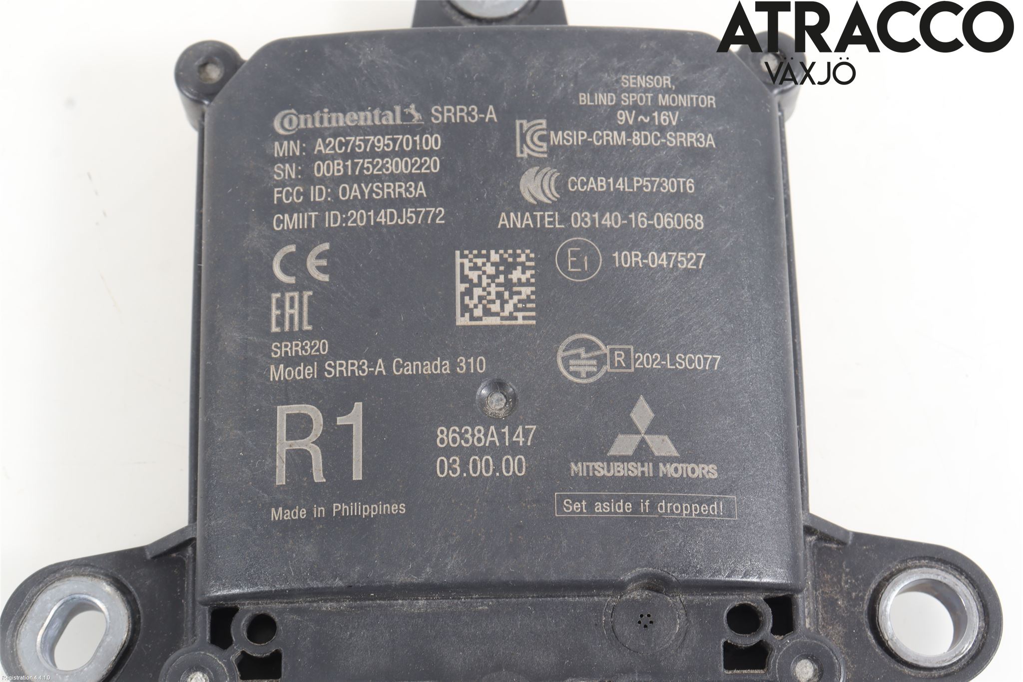 Mitsubishi OUTLANDER 13-21 Sensor Aktivt Kollisionsskydd