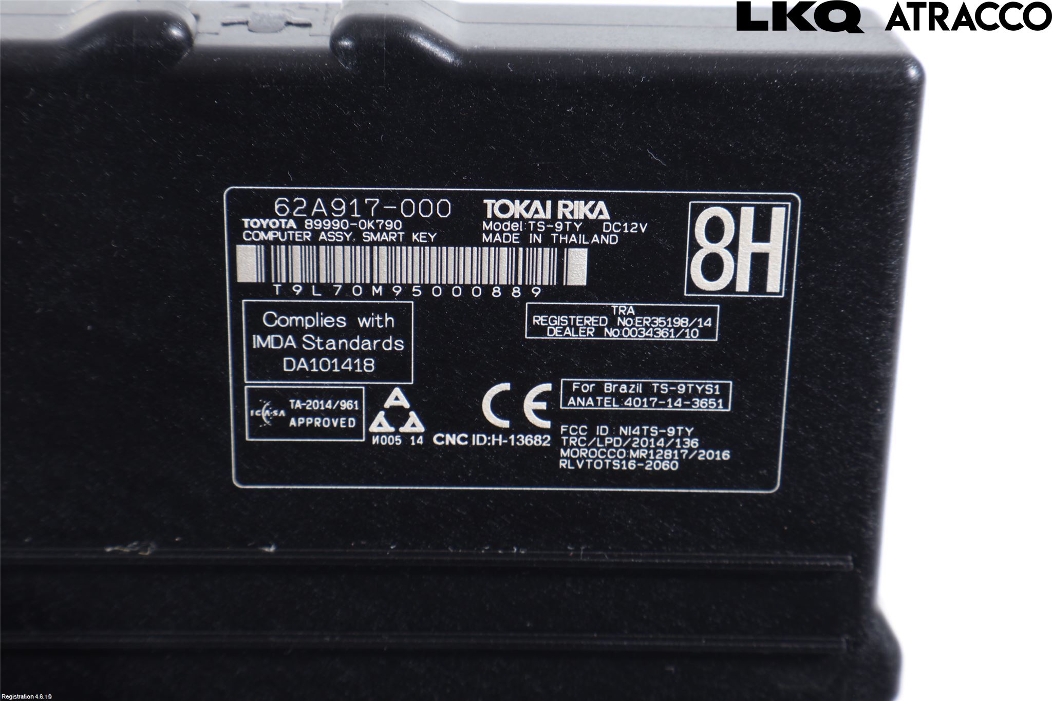 Toyota HILUX 16- Styrenhet Centrallås