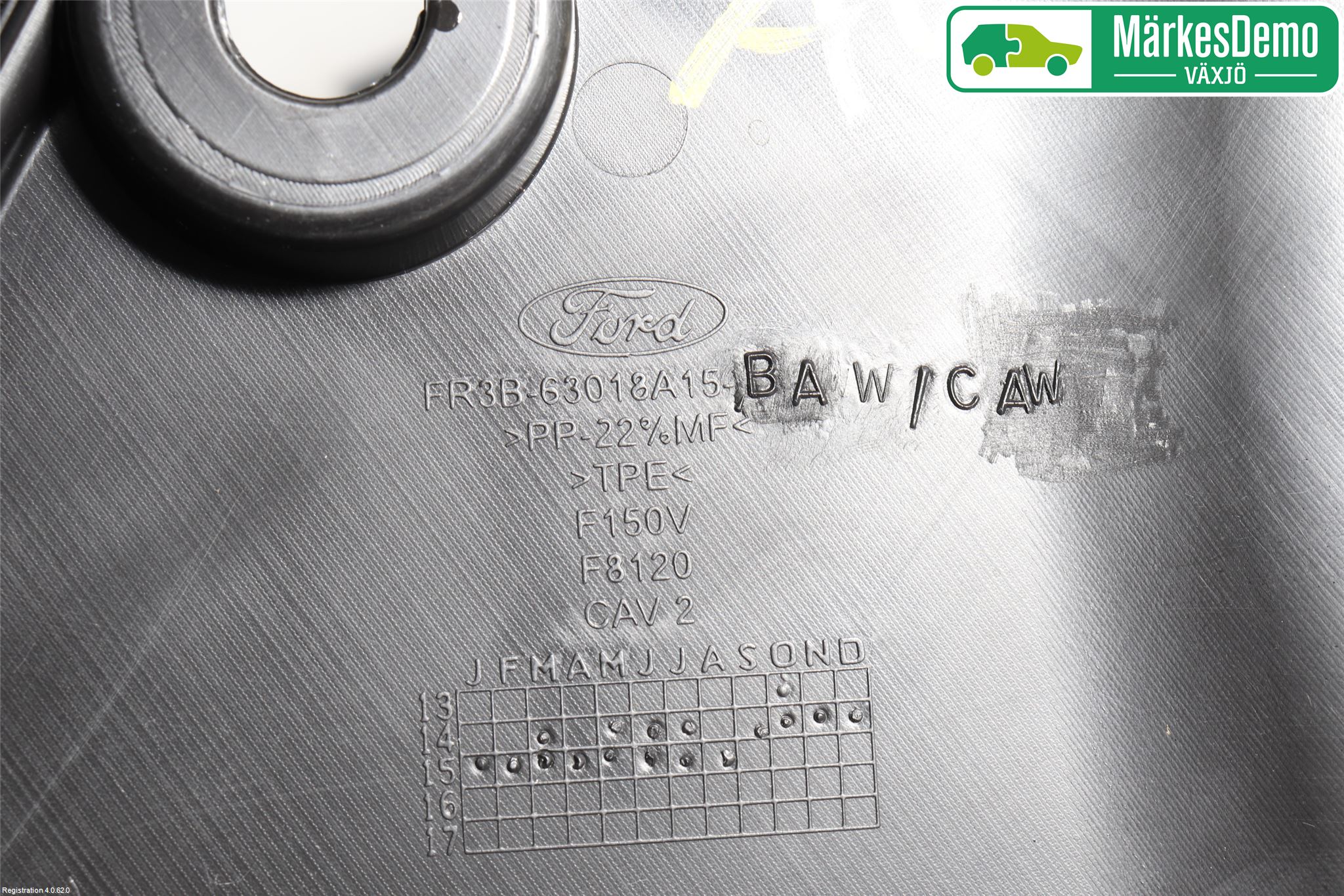 Ford MUSTANG VI 15-22 Torpedplåt-Torpedplast