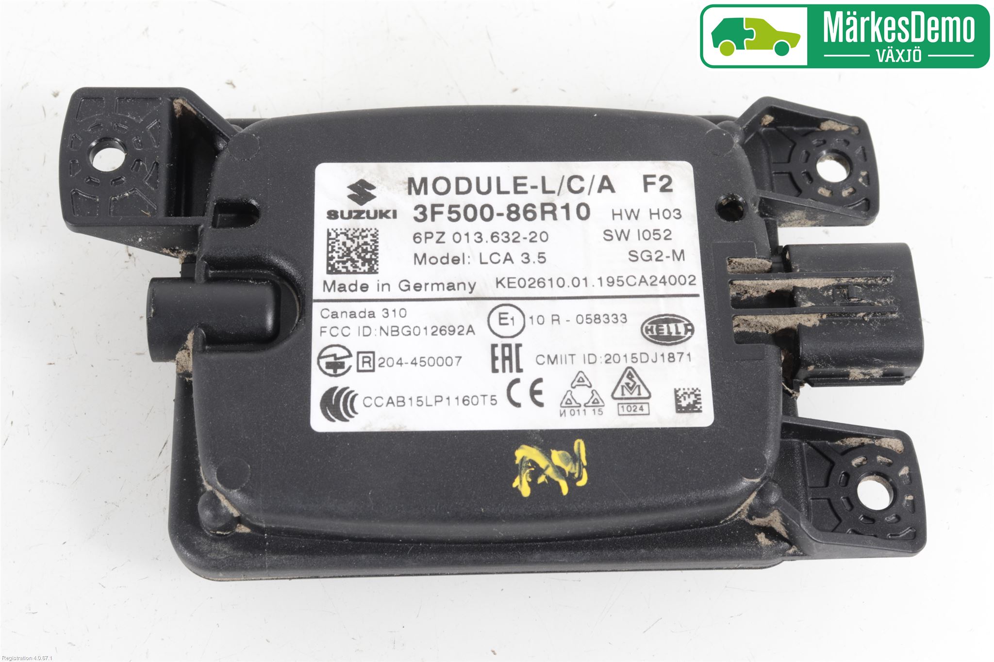 Suzuki VITARA 15- Sensor Aktivt Kollisionsskydd