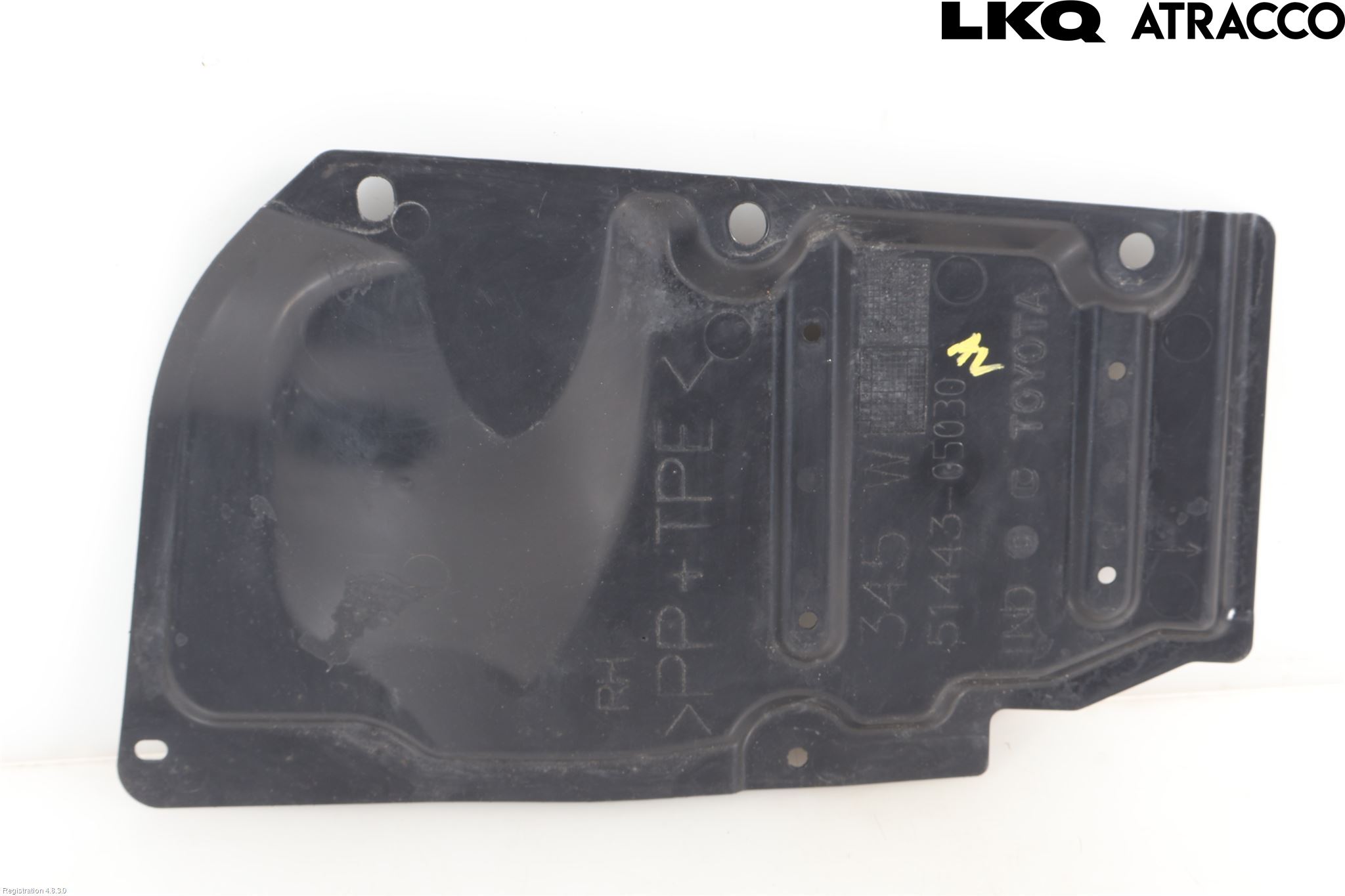 Toyota AURIS 13-19 Hasplåt Plåt-Plast