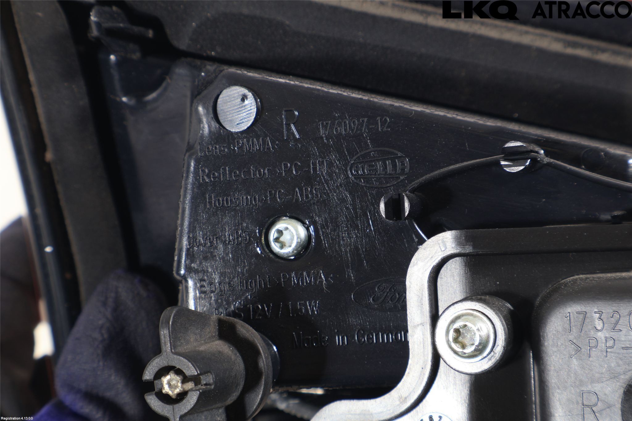 Ford S-MAX 06-15 Bakljus Lucka Hö