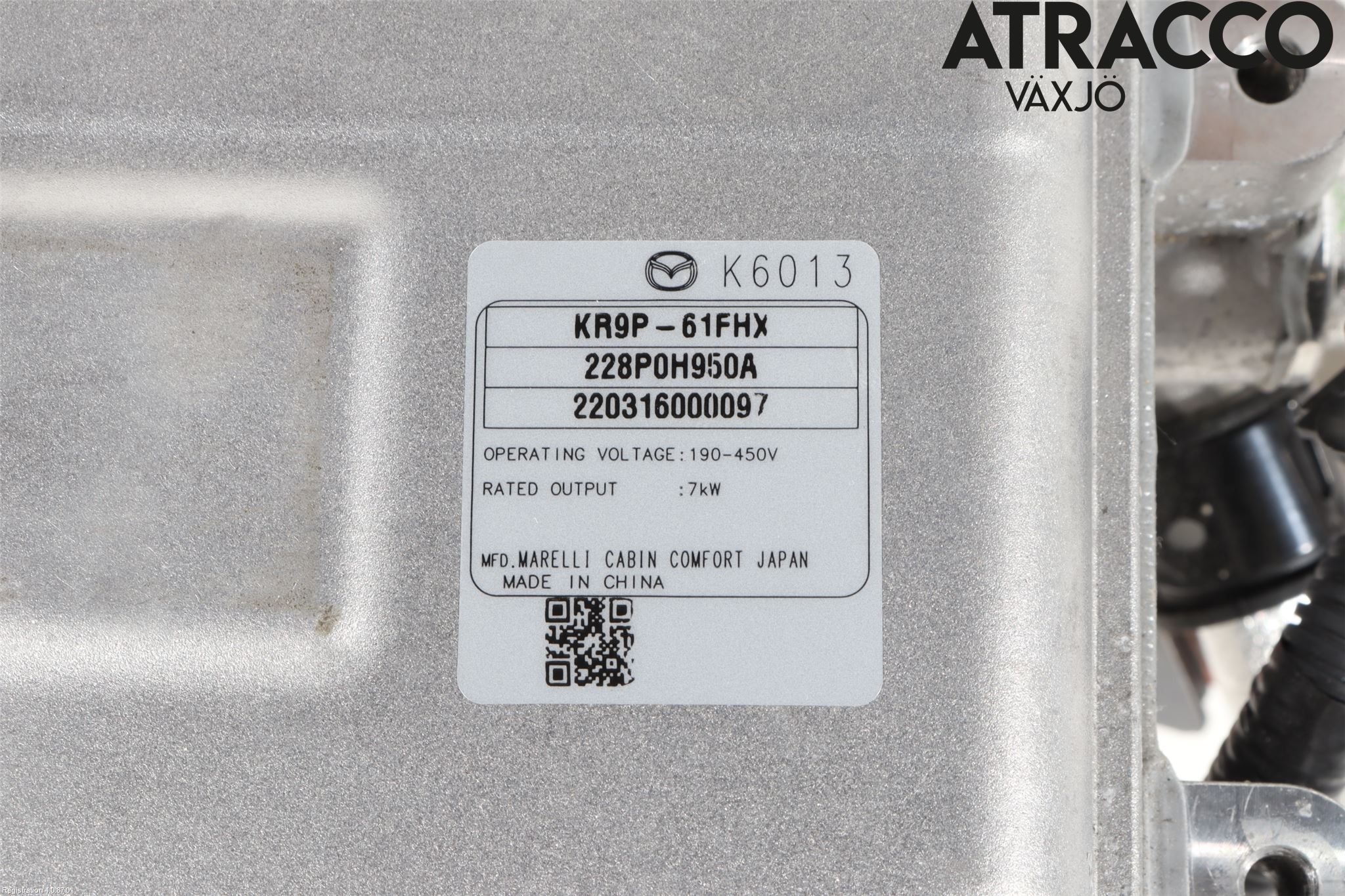 Mazda CX-60 22- Värme Cirkulationspump