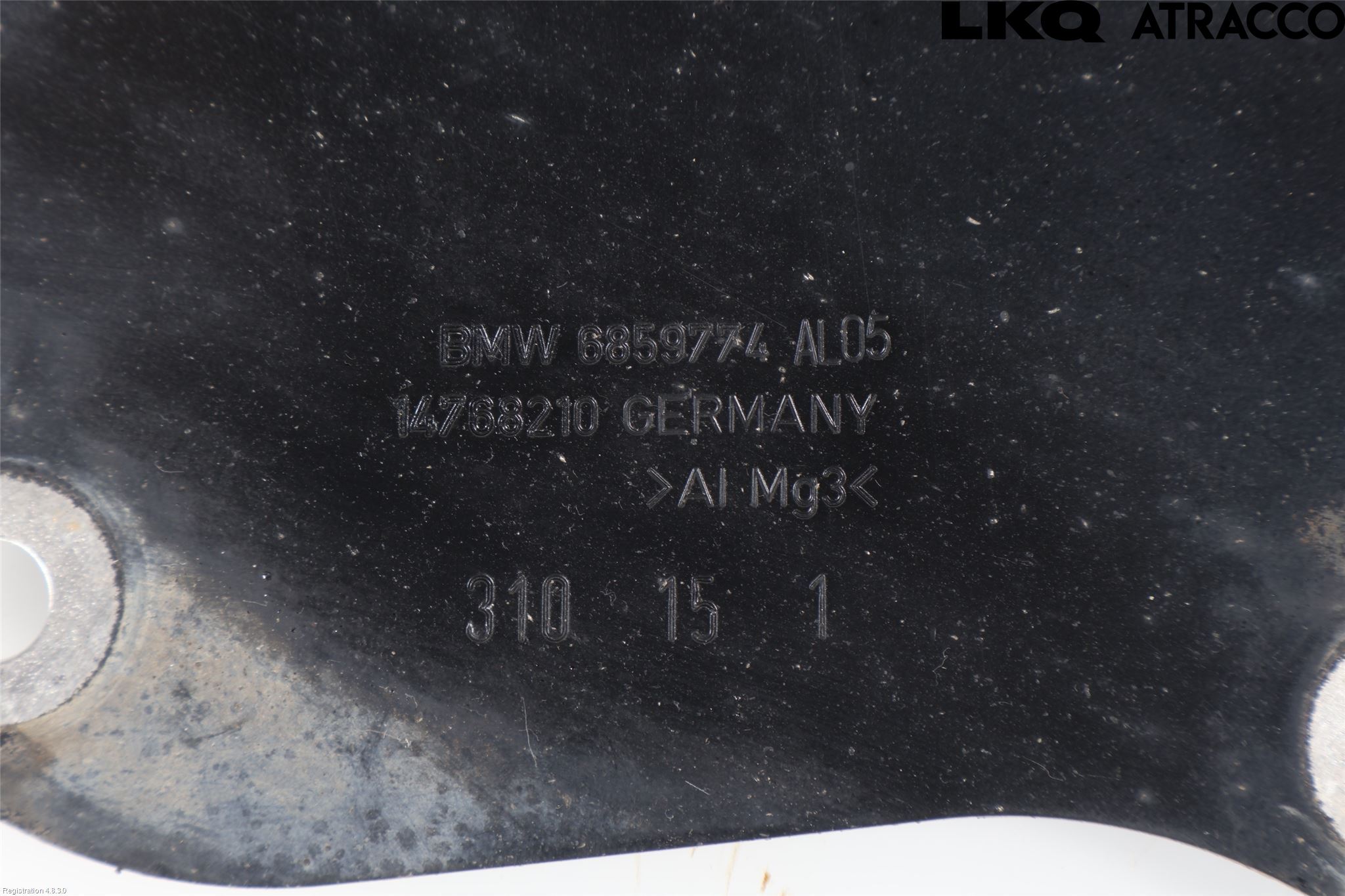 BMW i3 I01 13-22 Hasplåt Plåt-Plast