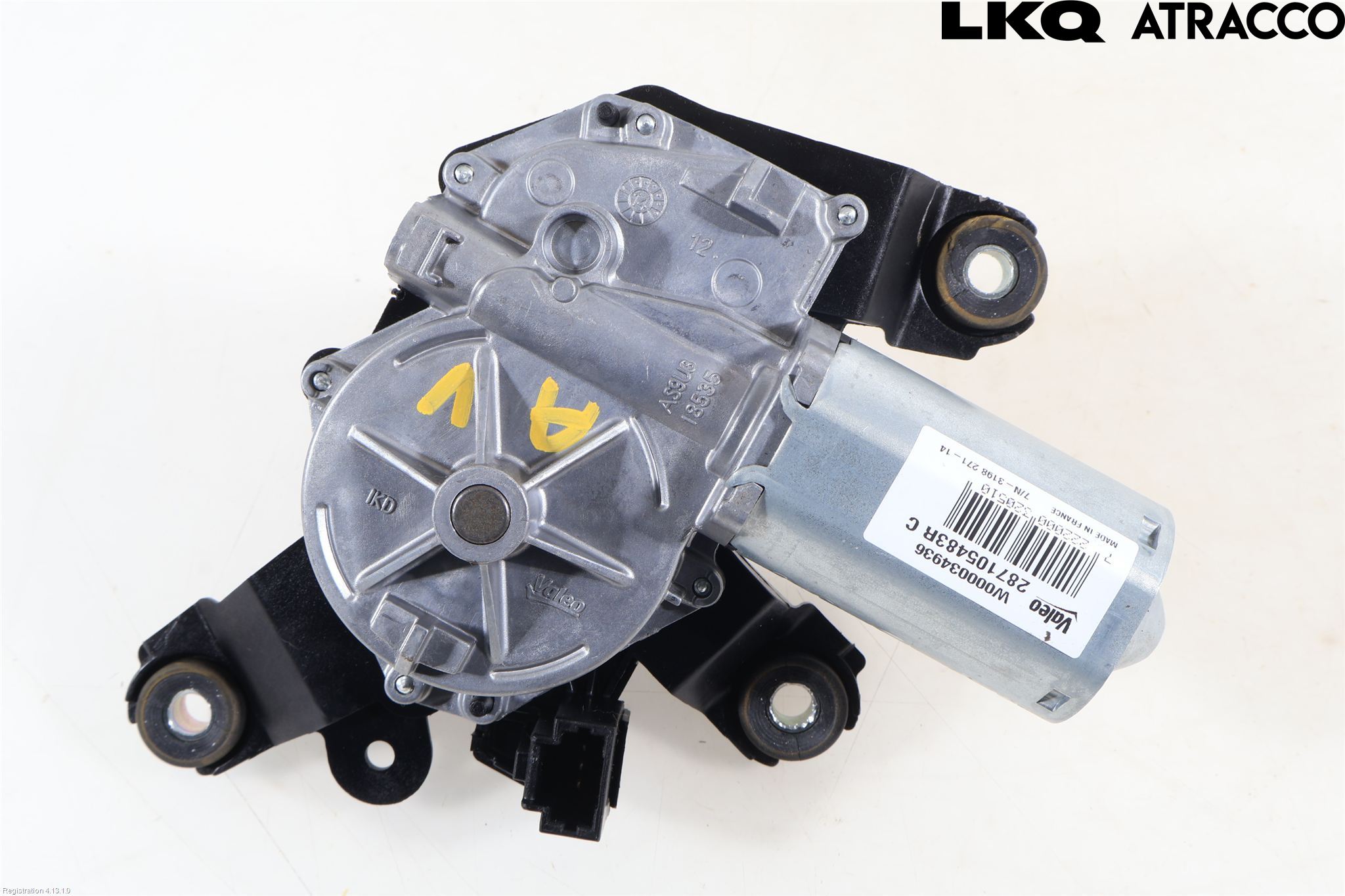 Renault CAPTUR 13-19 Torkarmotor Baklucka