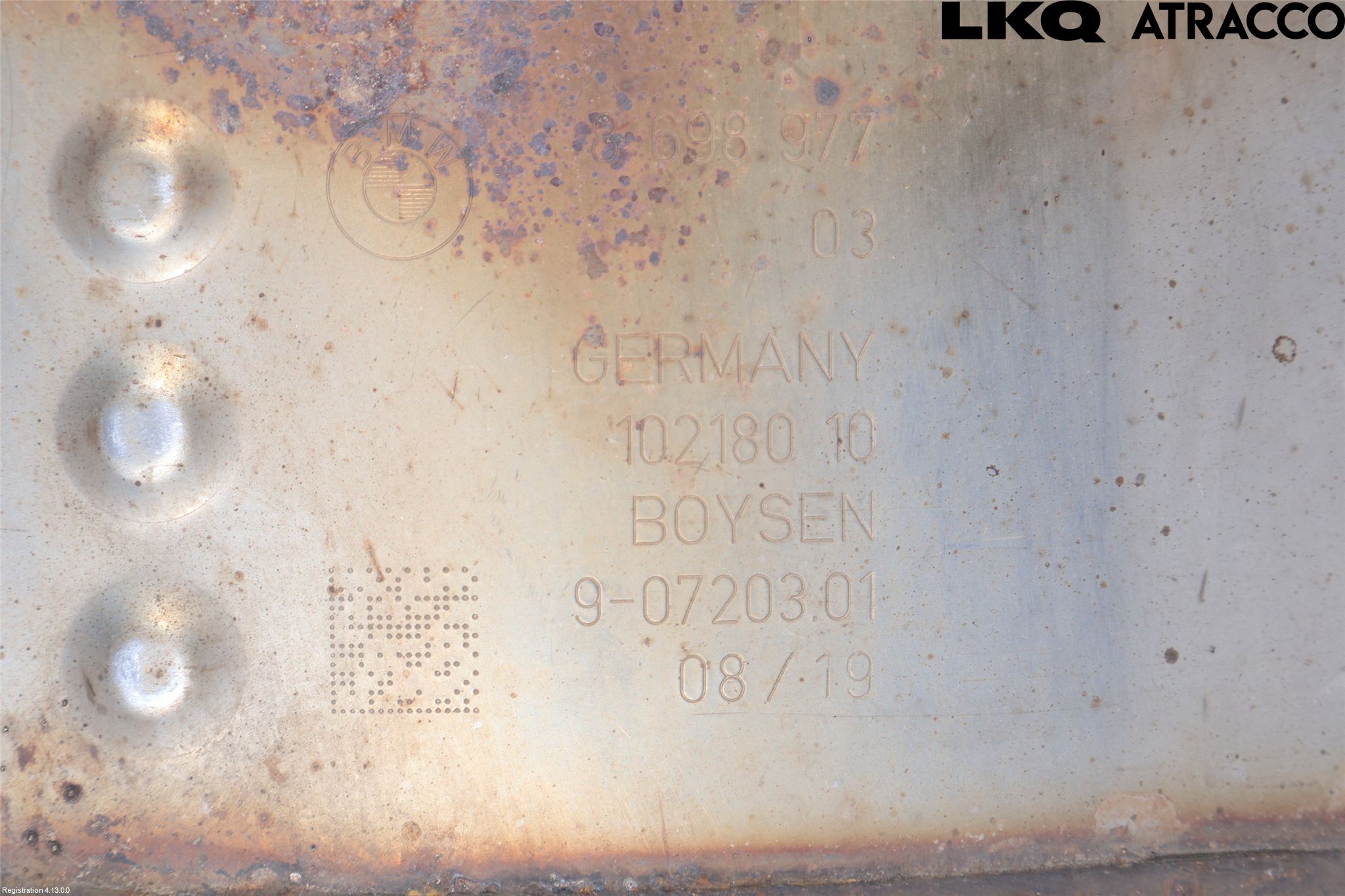 BMW 5 G30/G31/F90 17-23 Avgas Halvsats