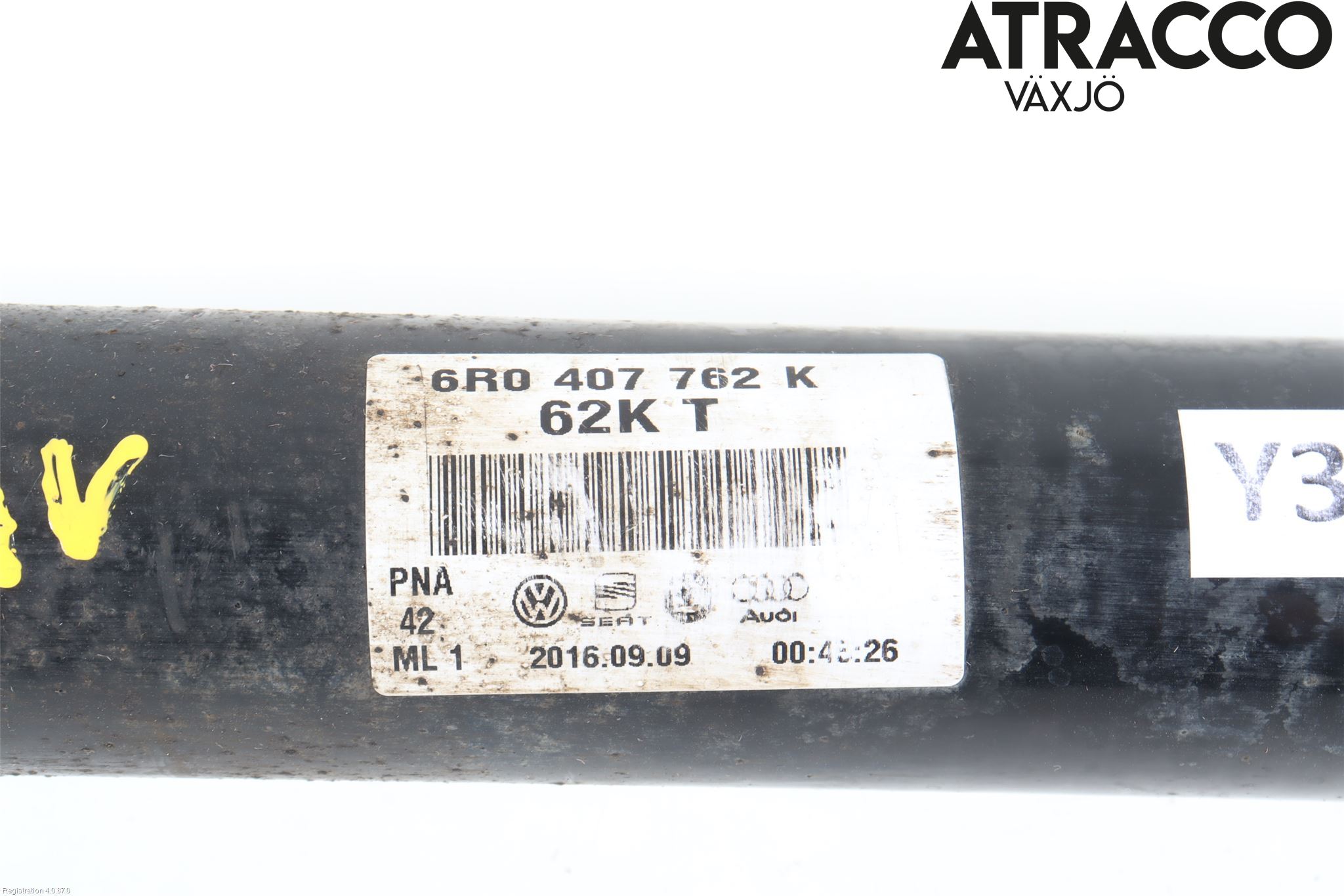 Volkswagen VW POLO 10-17 Drivaxel Fram Höger