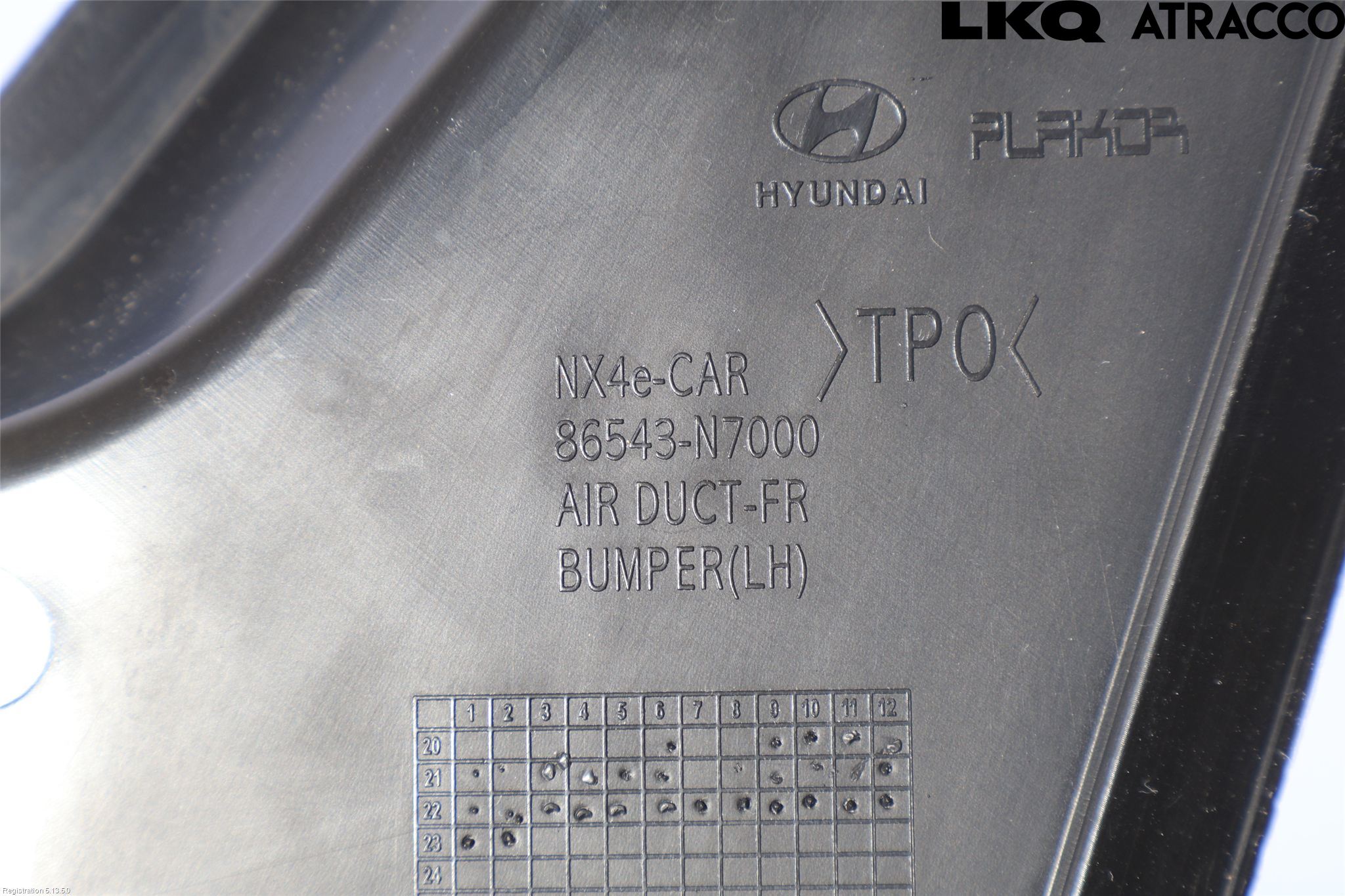 Hyundai TUCSON 05- Deflektor Plåt-Plast Kylning