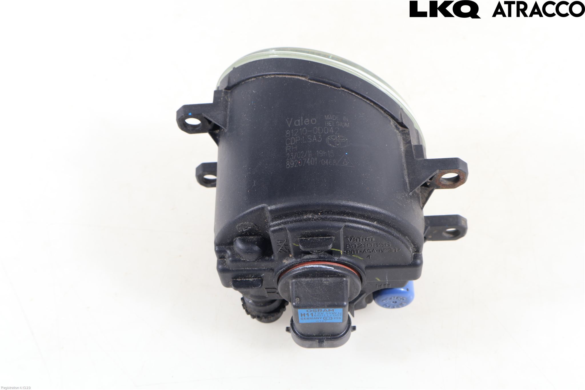 Toyota AURIS 10-12 Dimljus-Varselljus Fram
