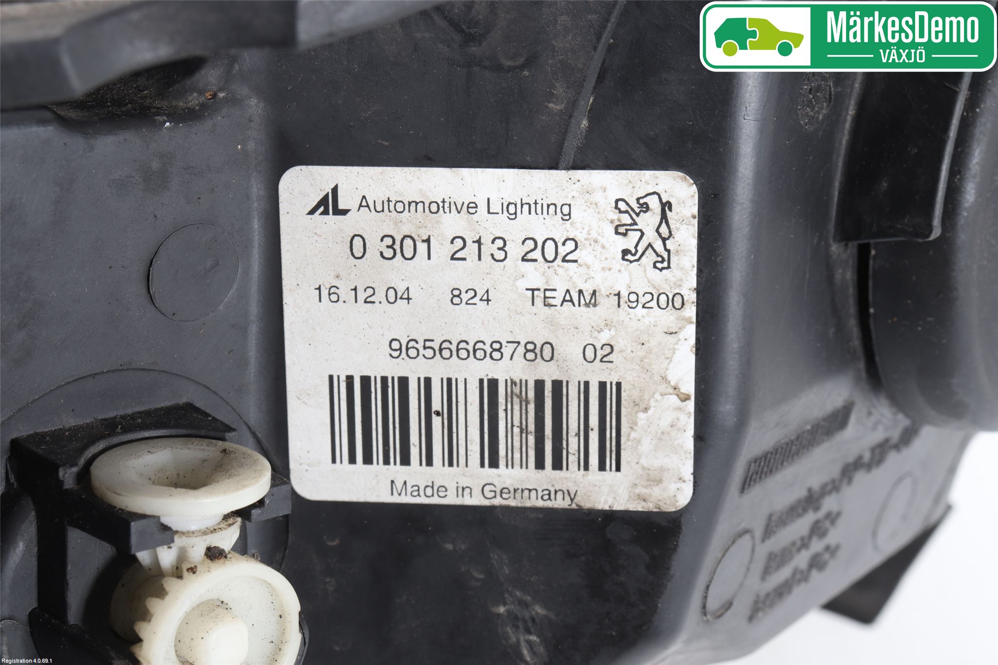 Peugeot 407 Strålkastare Höger