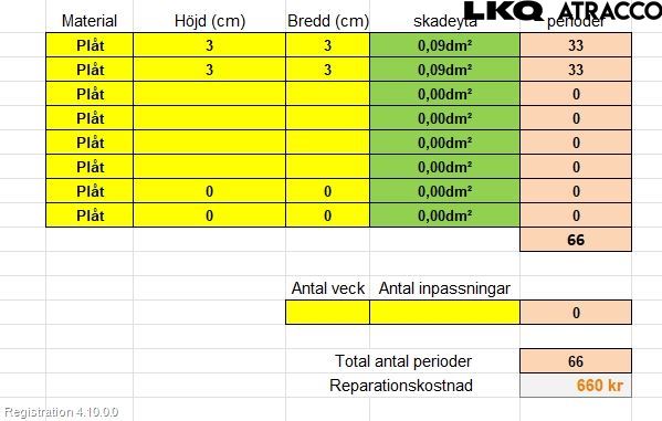 Citroen C4 II 11-18 Dörr Bak Höger