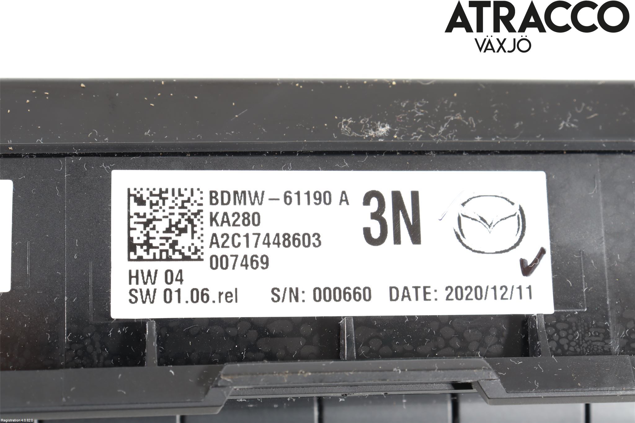 Mazda CX-30 20- Ac Styrenhet Ac Manöveren