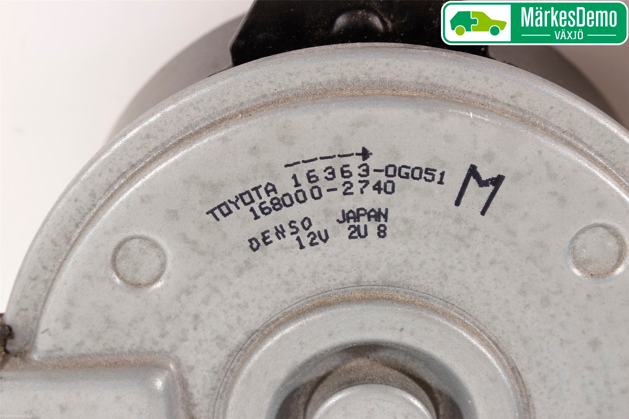 Toyota YARIS XP130 15-20 Kylfläkt El