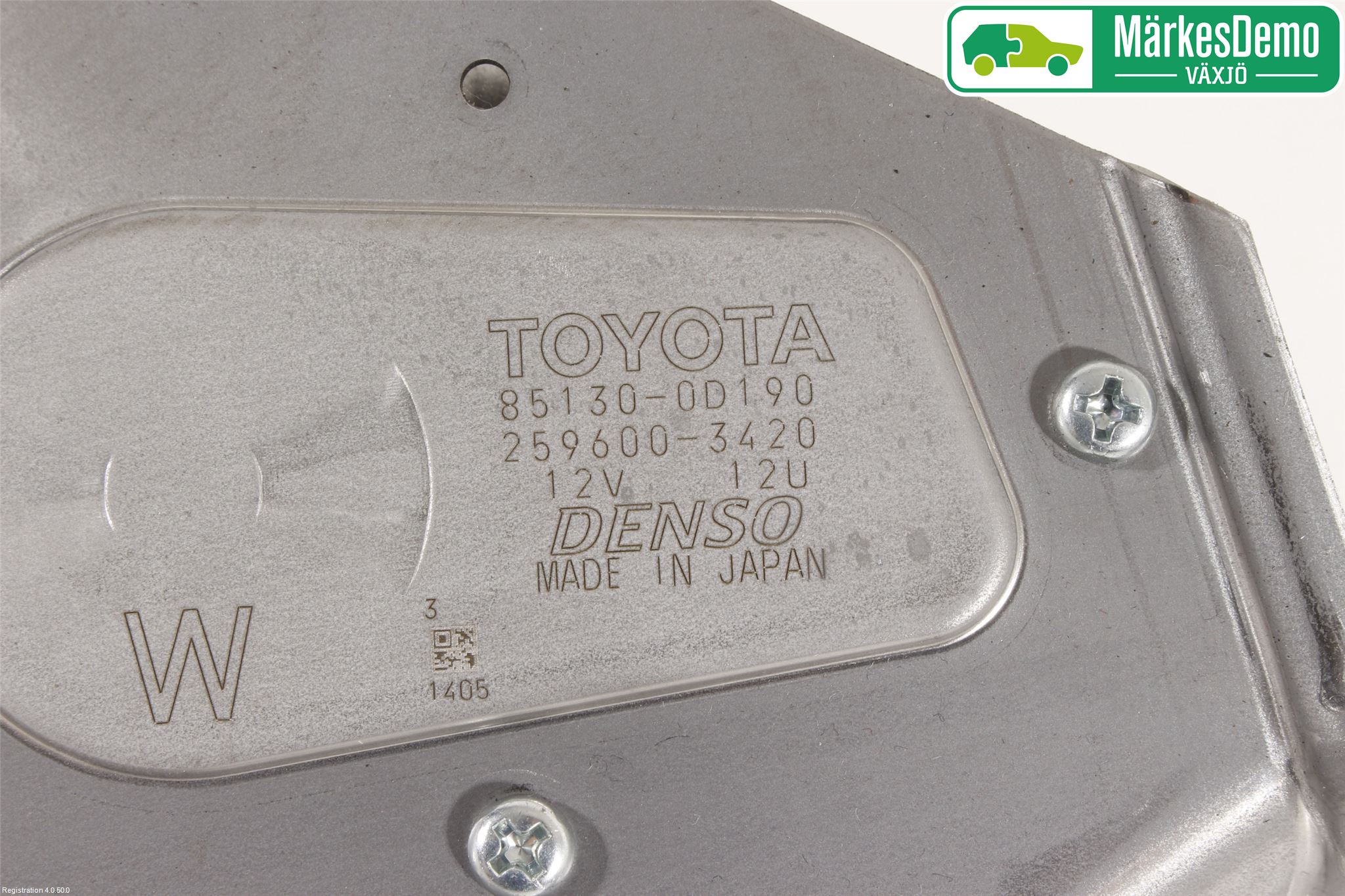 Toyota YARIS XP130 15-20 Torkarmotor Baklucka