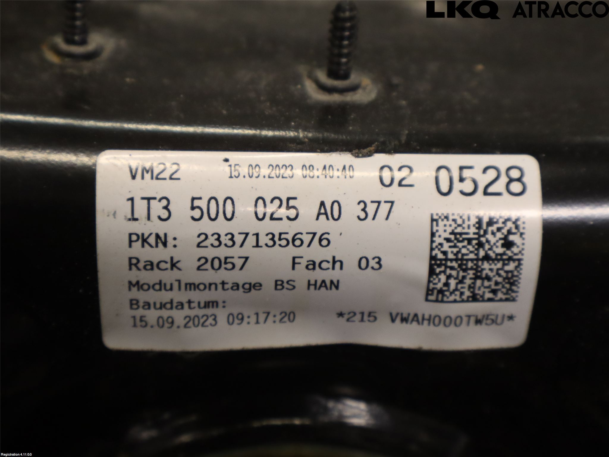 Volkswagen VW ID BUZZ/CARGO 22- Bakaxelbalk