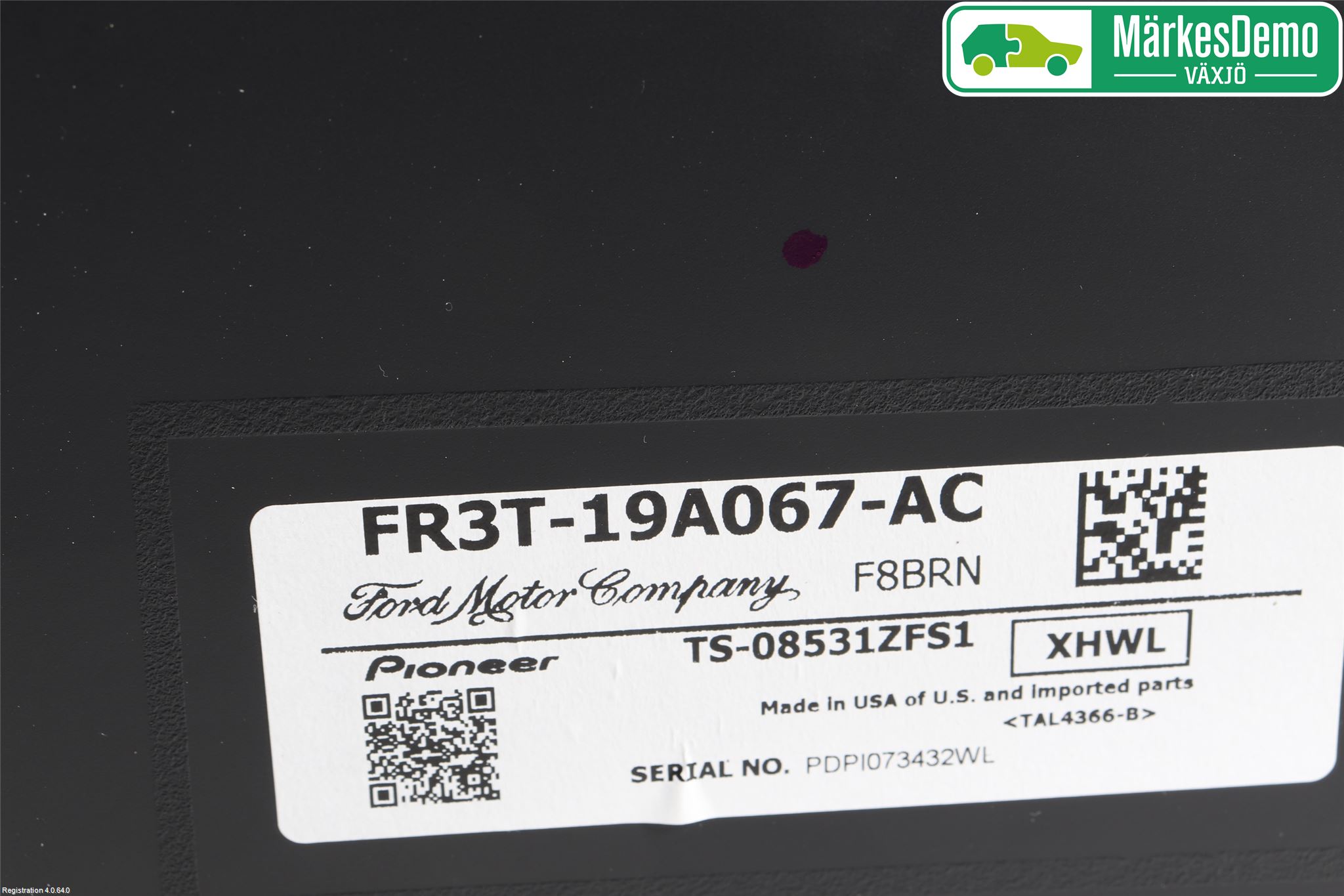 Ford MUSTANG VI 15-22 Högtalare