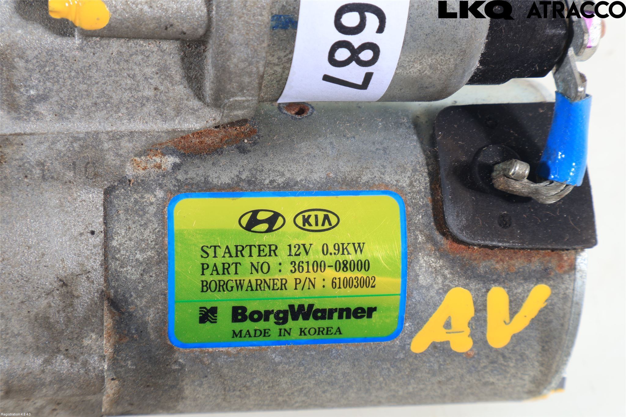 Hyundai i20 BC 21- Startmotor