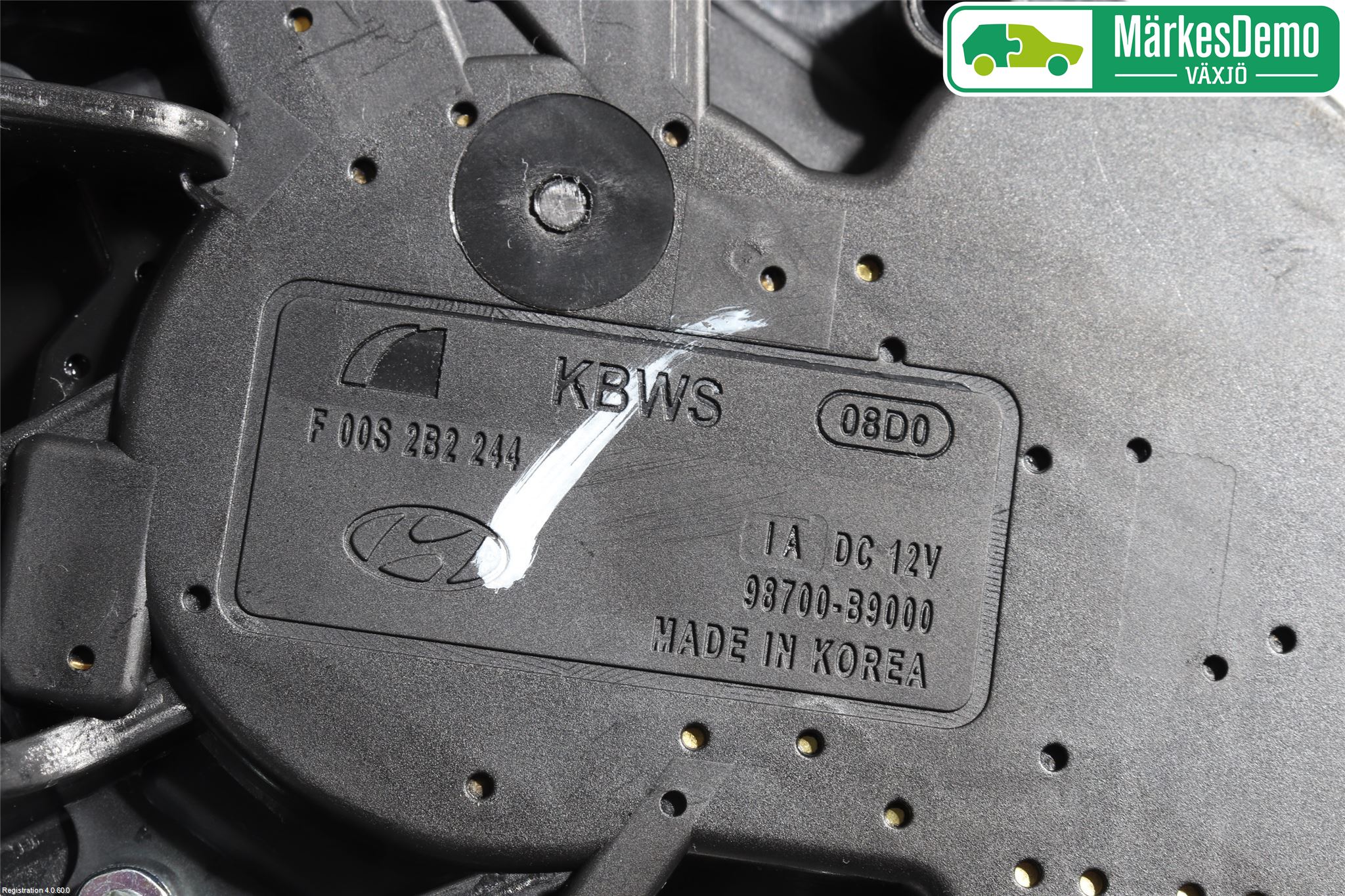 Hyundai i10 BA 17-20 Torkarmotor Baklucka