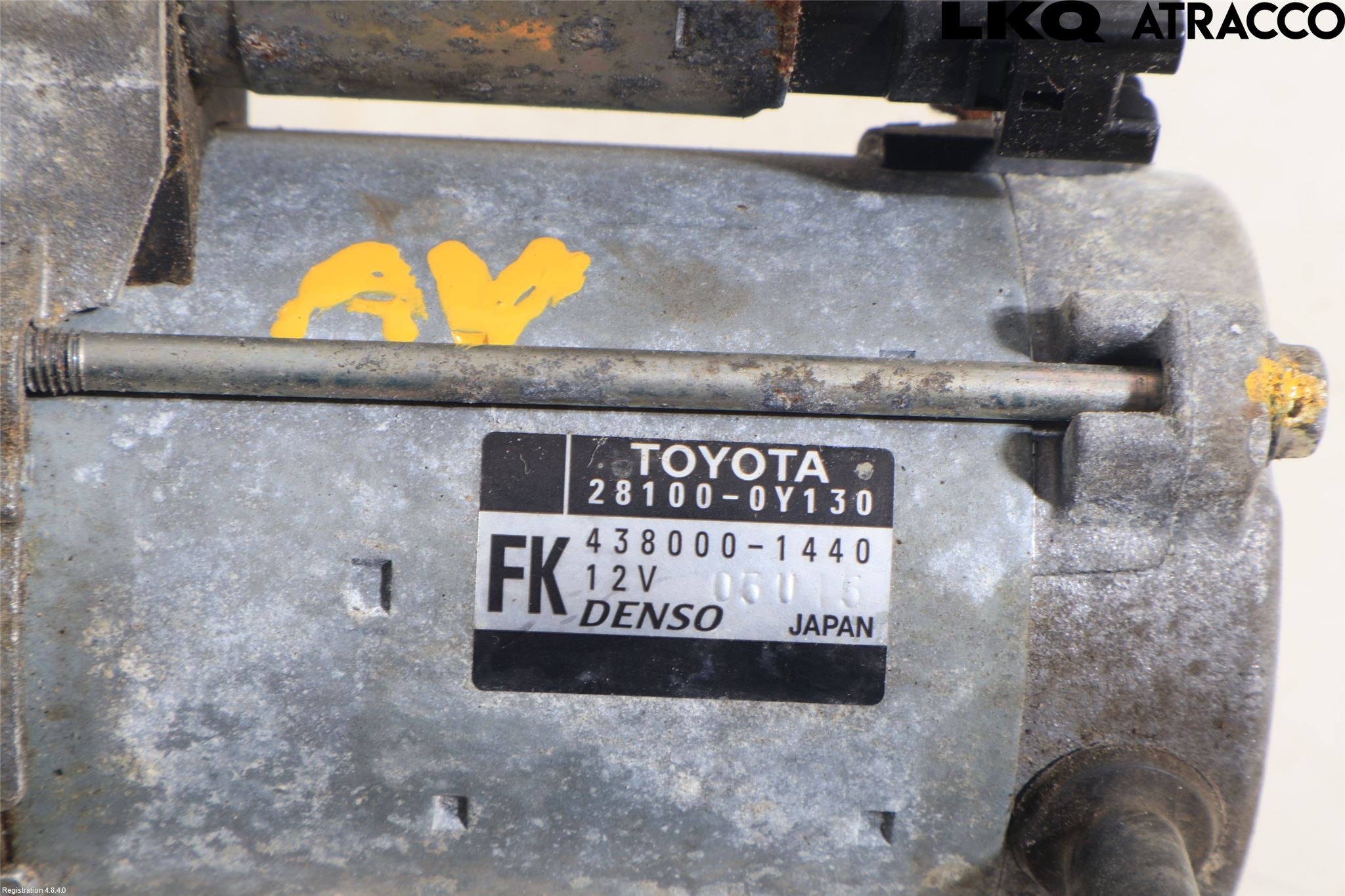 Toyota YARIS XP130 15-20 Startmotor