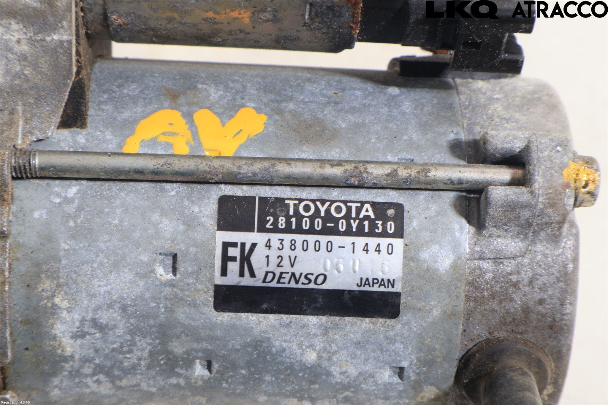 Toyota YARIS XP130 15-20 Startmotor