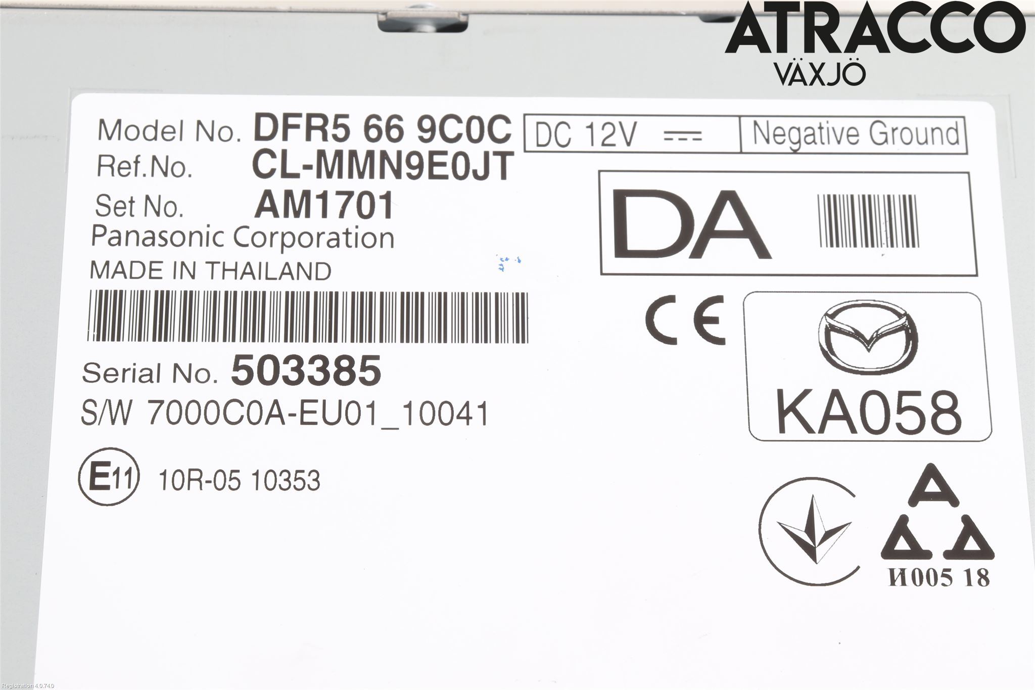 Mazda CX-30 20- Cd Radio - Multimediapanel