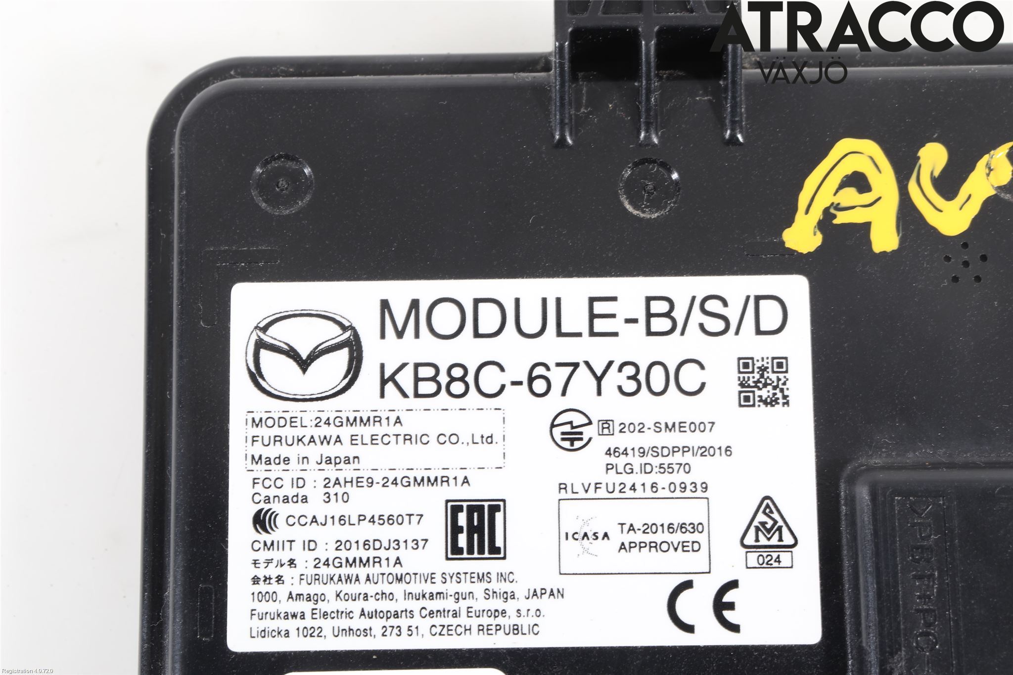 Mazda CX-5 17- Sensor Aktivt Kollisionsskydd