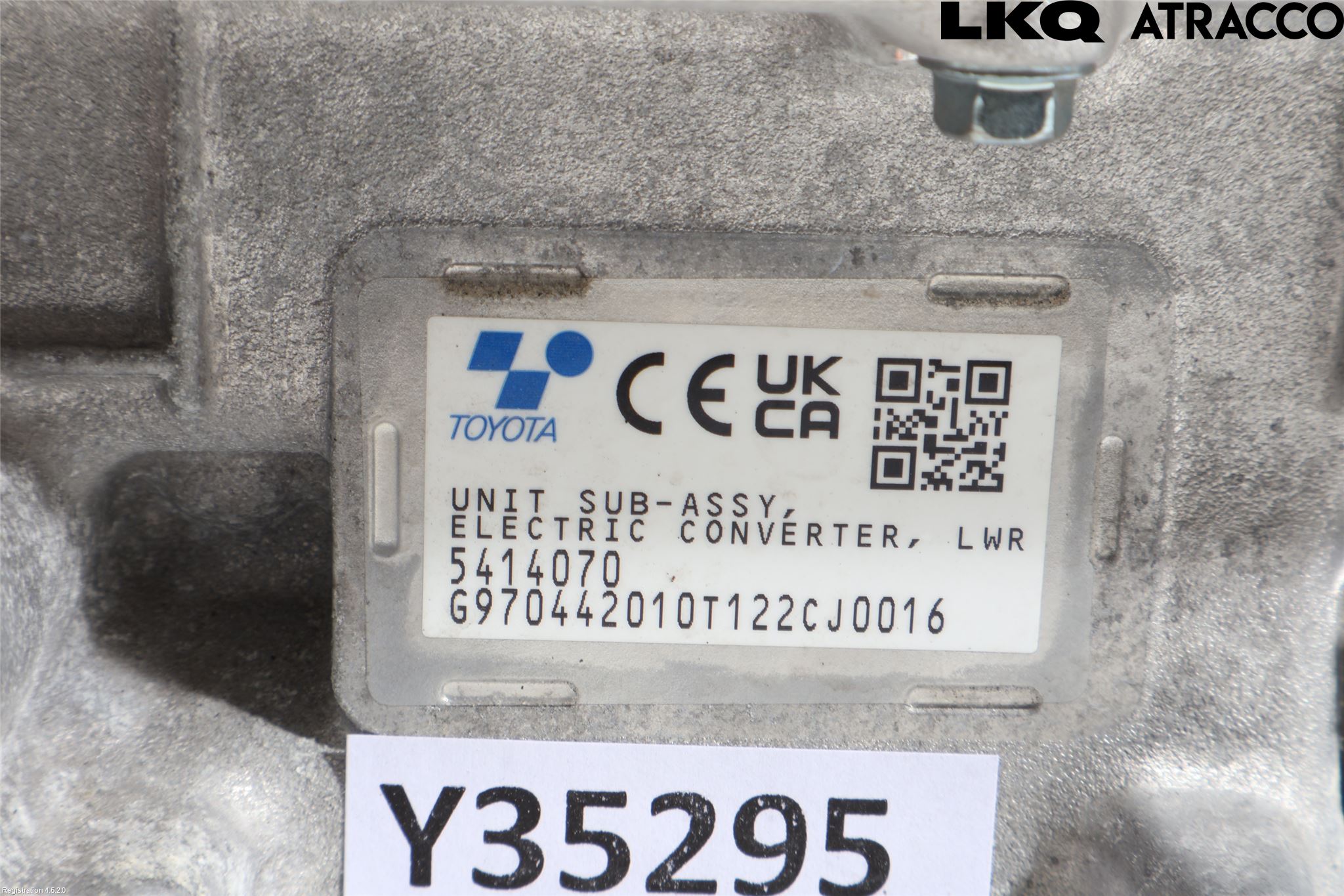 Toyota bZ4X EA10 22- Converter