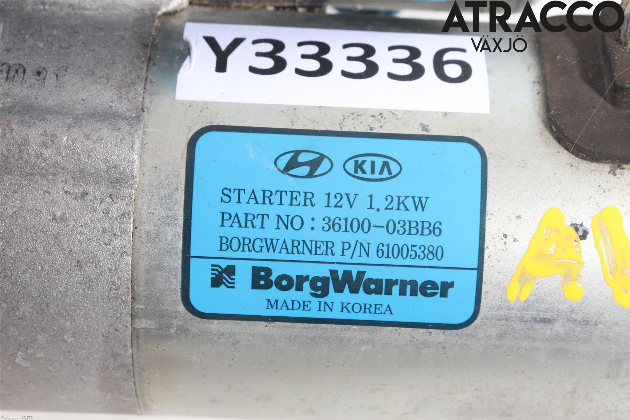 Hyundai i20 GB 15-20 Startmotor