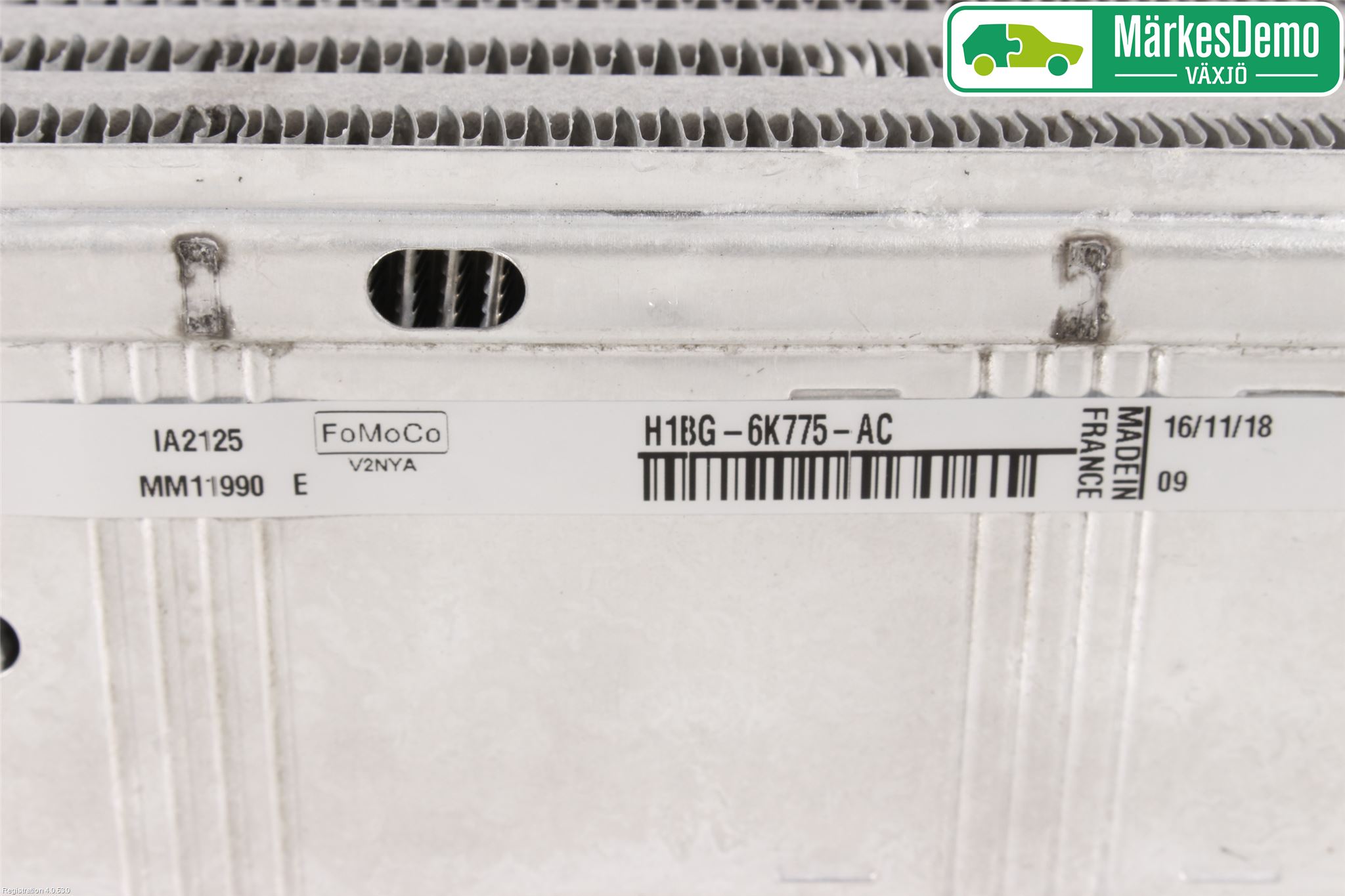 Ford FIESTA (VII) 18-23 Laddluft-Intercooler Kyl